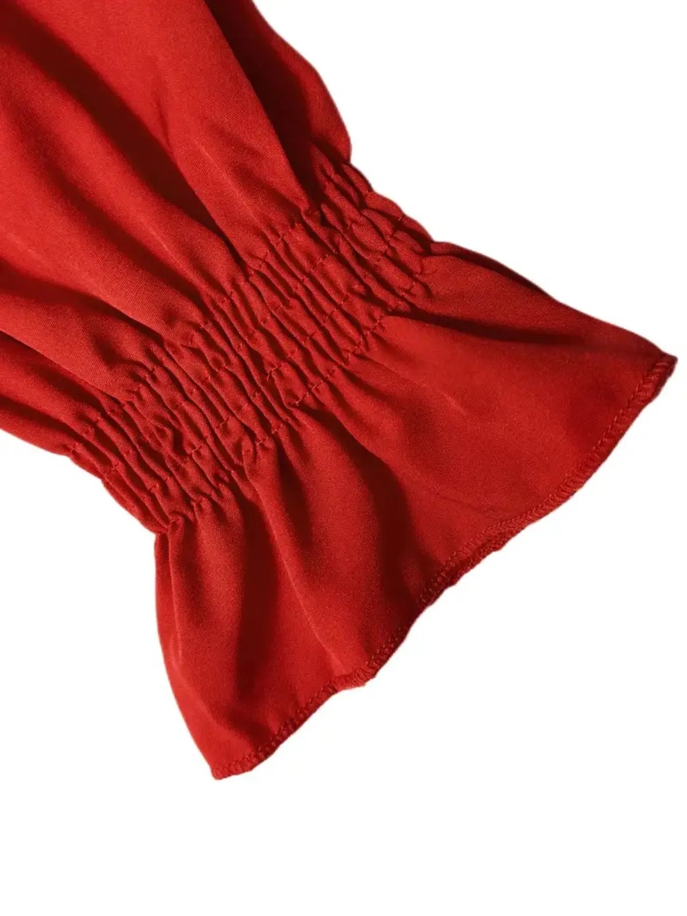 Off-Shoulder Flounce Sleeve Blouse - Tigbul's Variety Fashion Shop