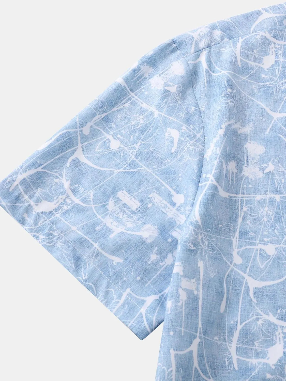 Men's Printed Short Sleeve Button Down Shirt - Tigbul's Variety Fashion Shop