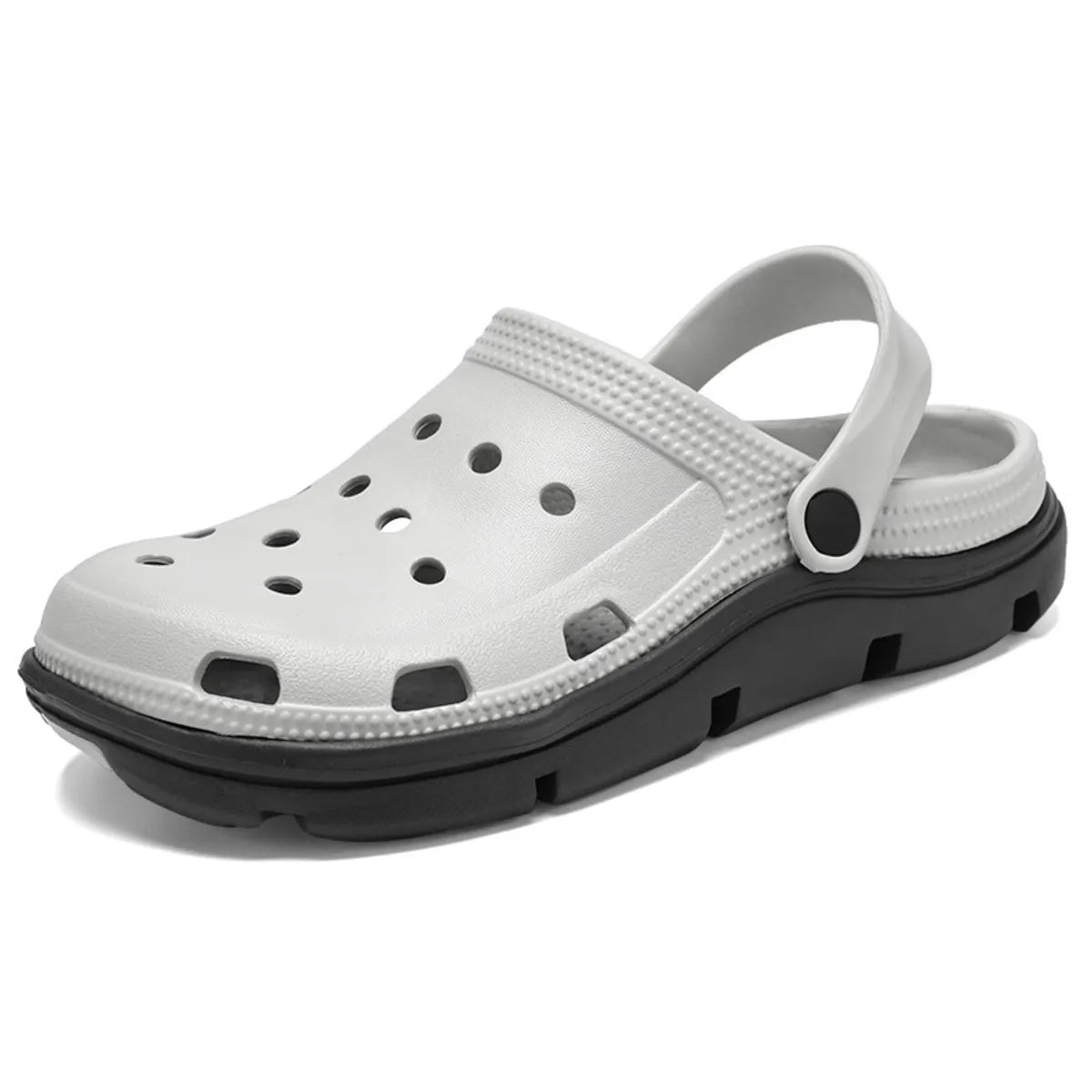 Men's Contrast Platform Breathable Sandals - Tigbul's Variety Fashion Shop