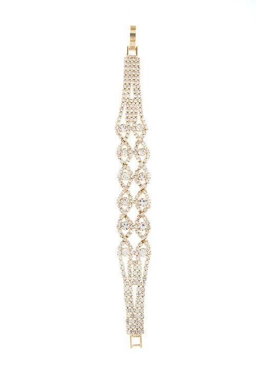 LUXURY RAINDROP PATTERN LATCH BRACELET - Tigbul's Variety Fashion Shop