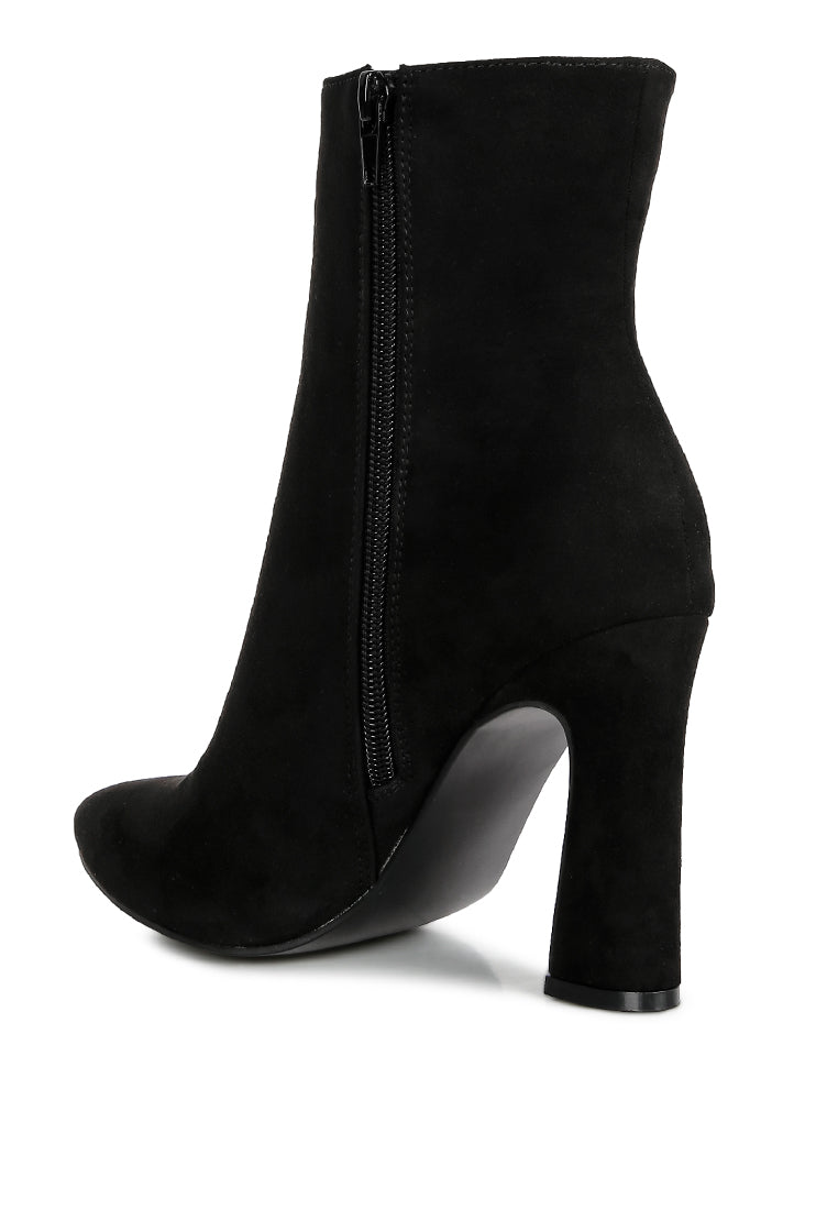Block Heeled Ankle Boots By RUW - Tigbul's Variety Fashion Shop