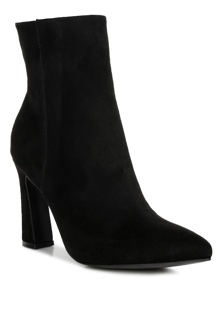 Block Heeled Ankle Boots By RUW - Tigbul's Variety Fashion Shop