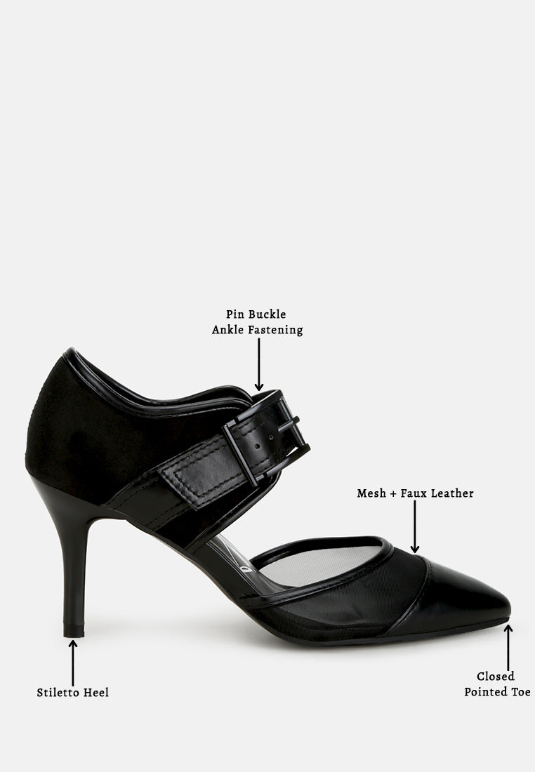 Aneri Buckle Detail Pump Sandals - Tigbul's Variety Fashion Shop