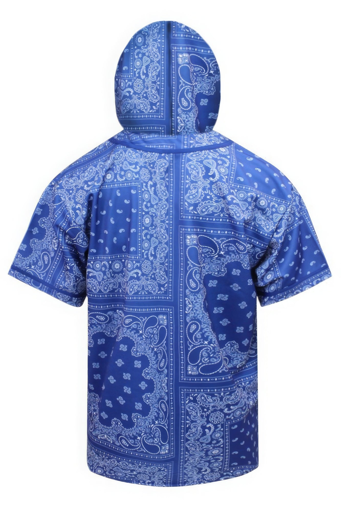 Hooded Bandana Baseball Jersey - Tigbul's Variety Fashion Shop