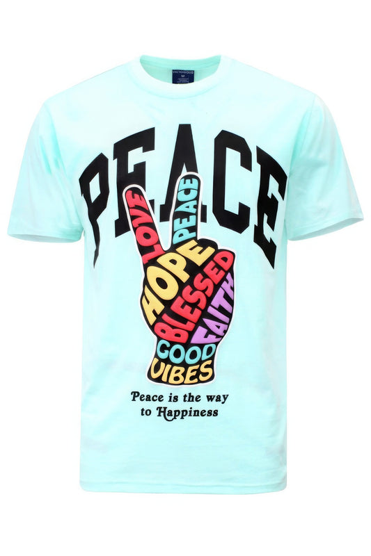 Peace Hand Sign T-shirts - Tigbul's Variety Fashion Shop