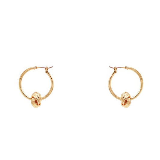 Knot Hoop Earring - Tigbuls Variety Fashion