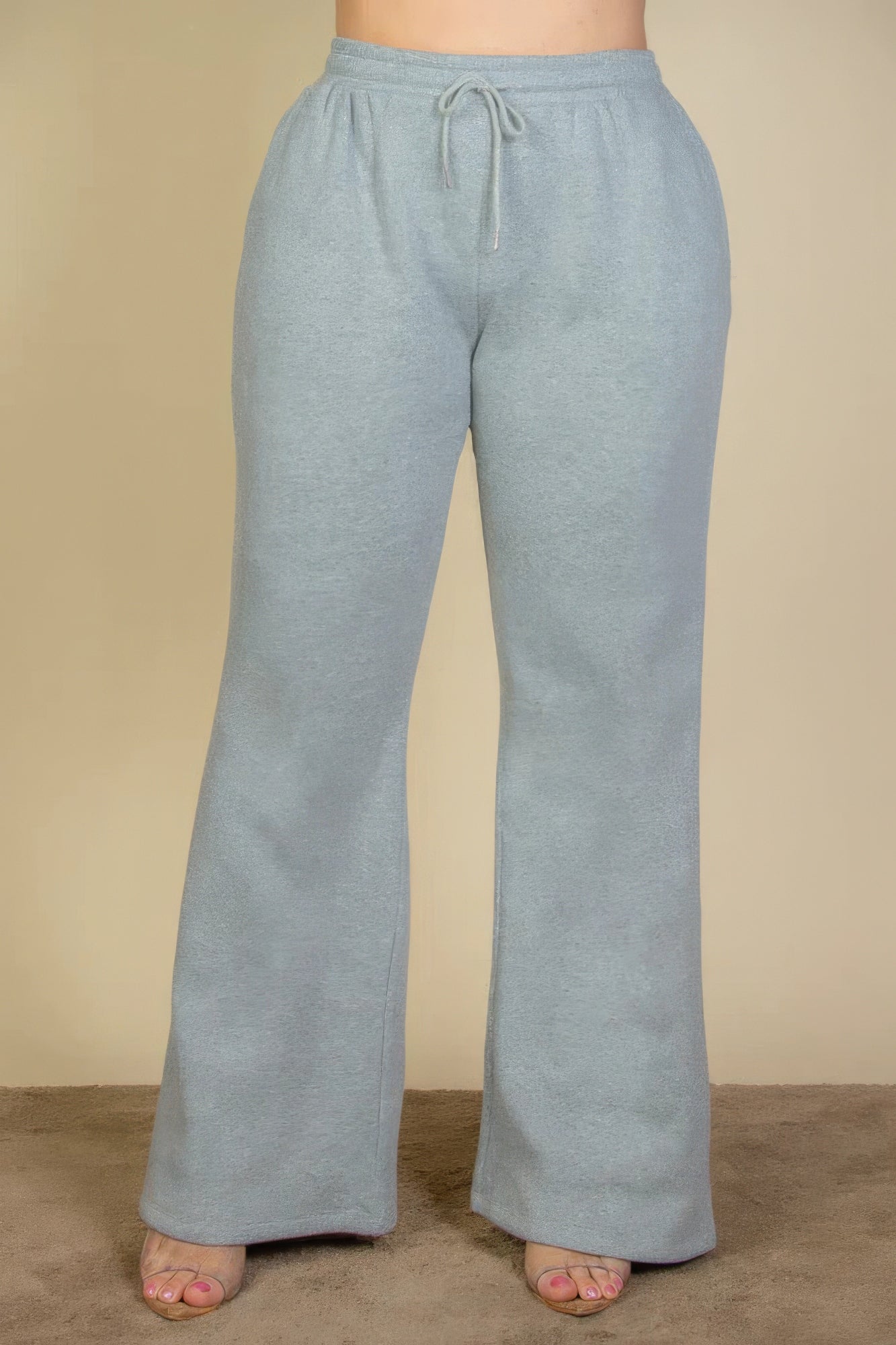 Plus Size Drawstring Waist Slant Pocket Sweatpants - Tigbul's Variety Fashion Shop