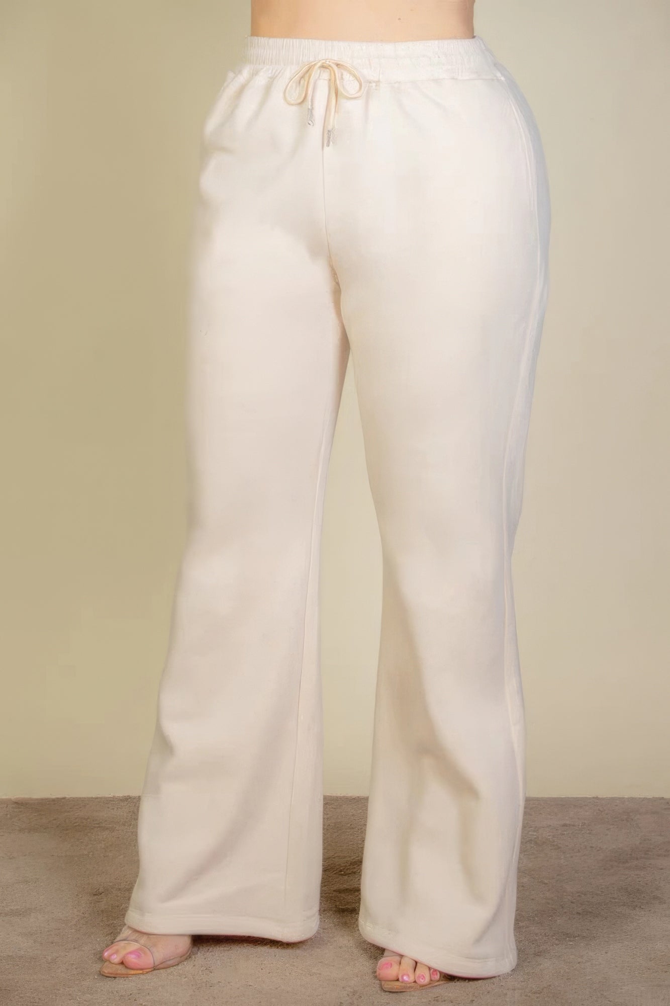 Plus Size Drawstring Waist Slant Pocket Sweatpants - Tigbul's Variety Fashion Shop