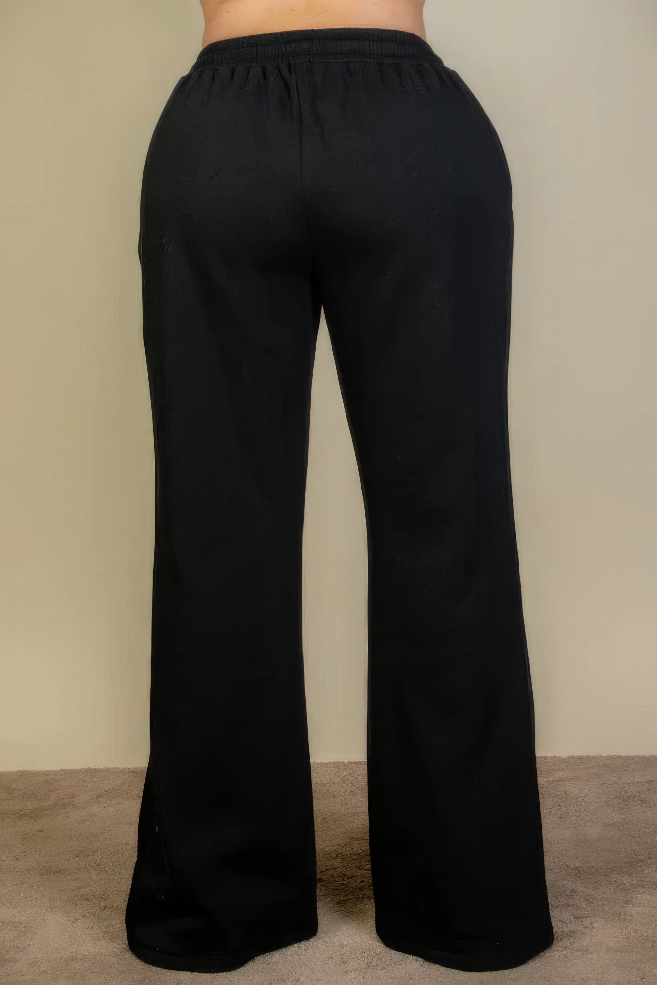 Plus Size Drawstring Waist Slant Pocket Sweatpants - Tigbul's Variety Fashion Shop