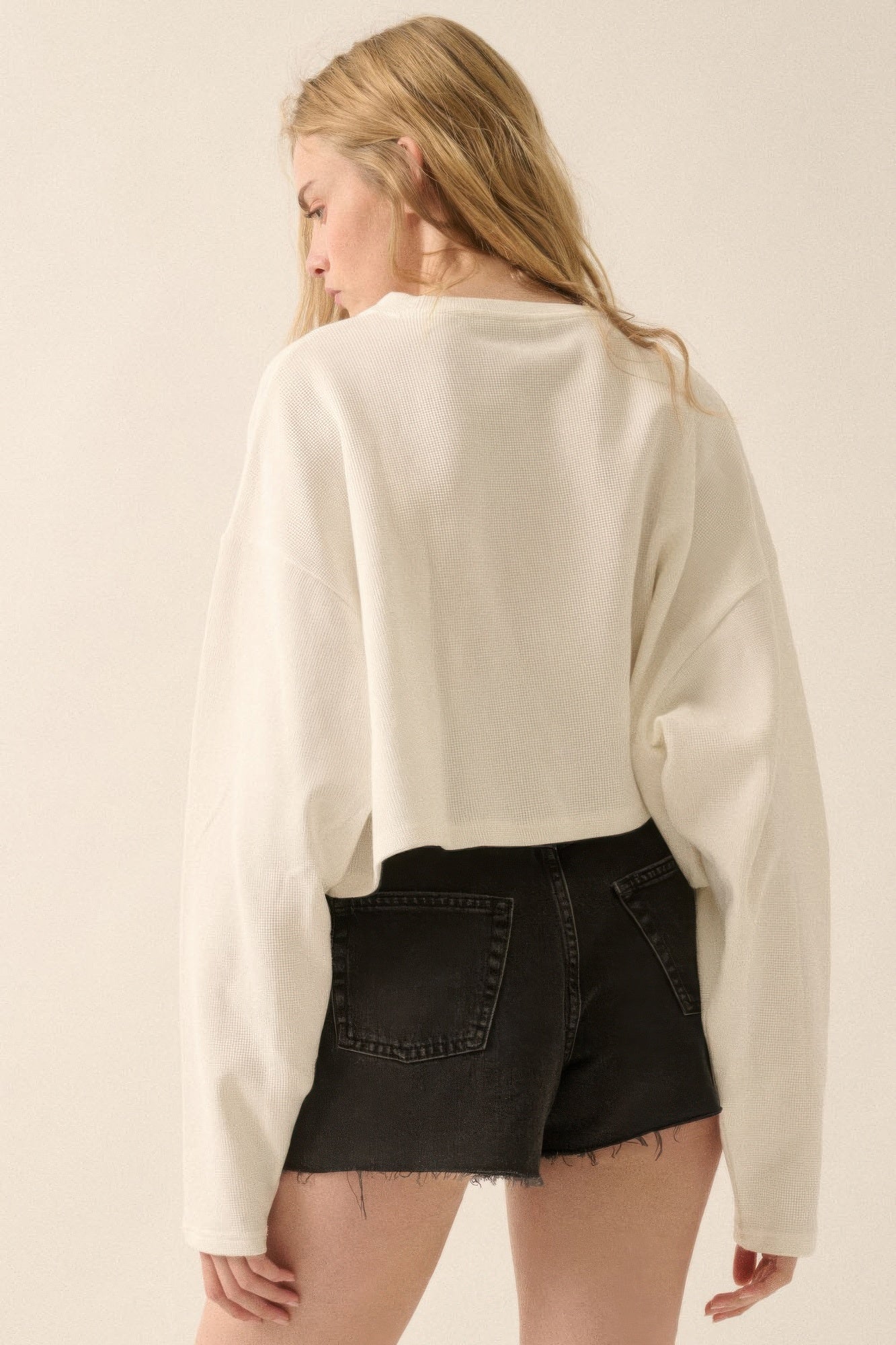 Love like a cowgirl thermal graphic sweatshirt - Tigbul's Variety Fashion Shop