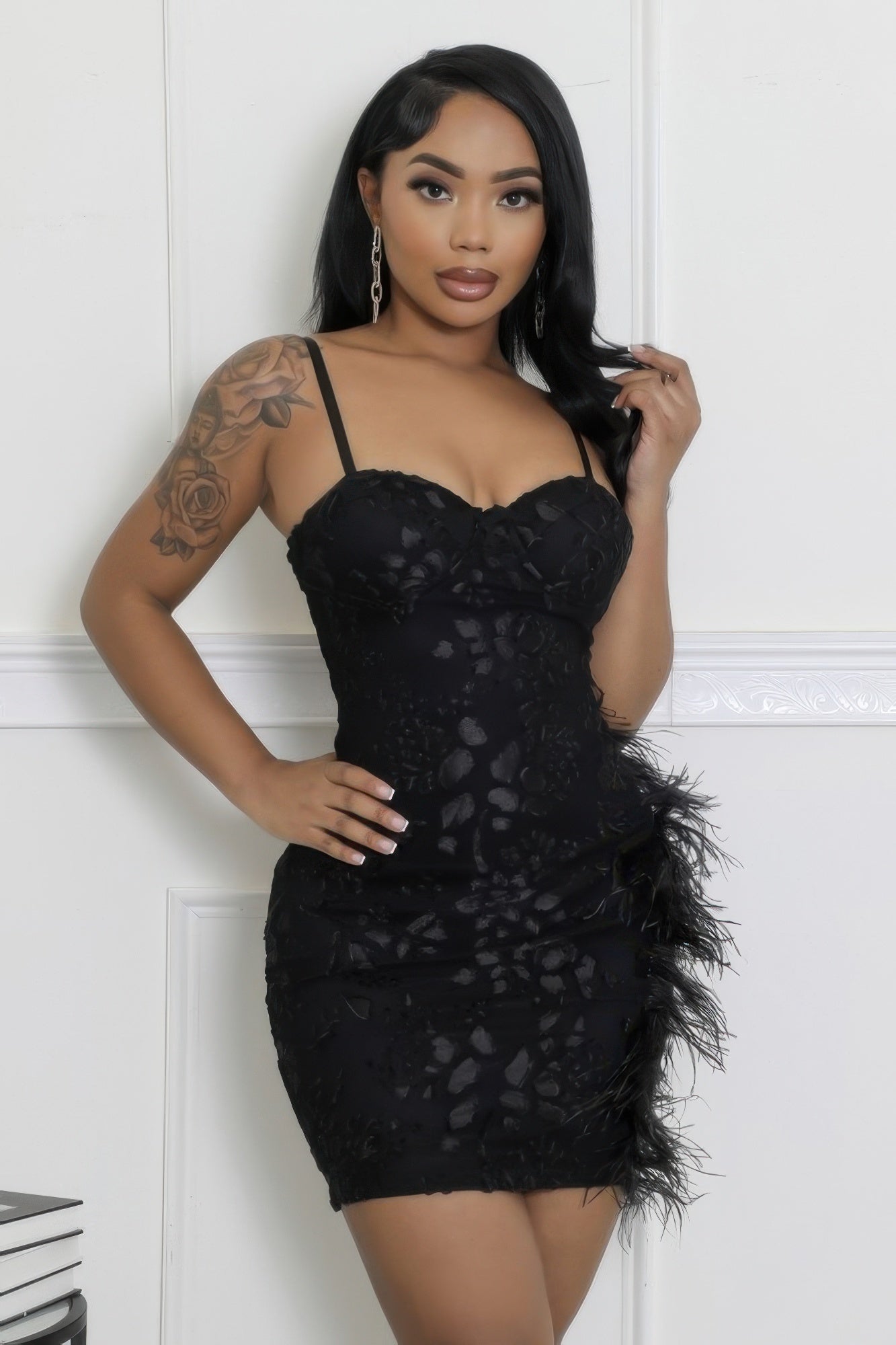 Semi-stretch Dress - Tigbul's Variety Fashion Shop