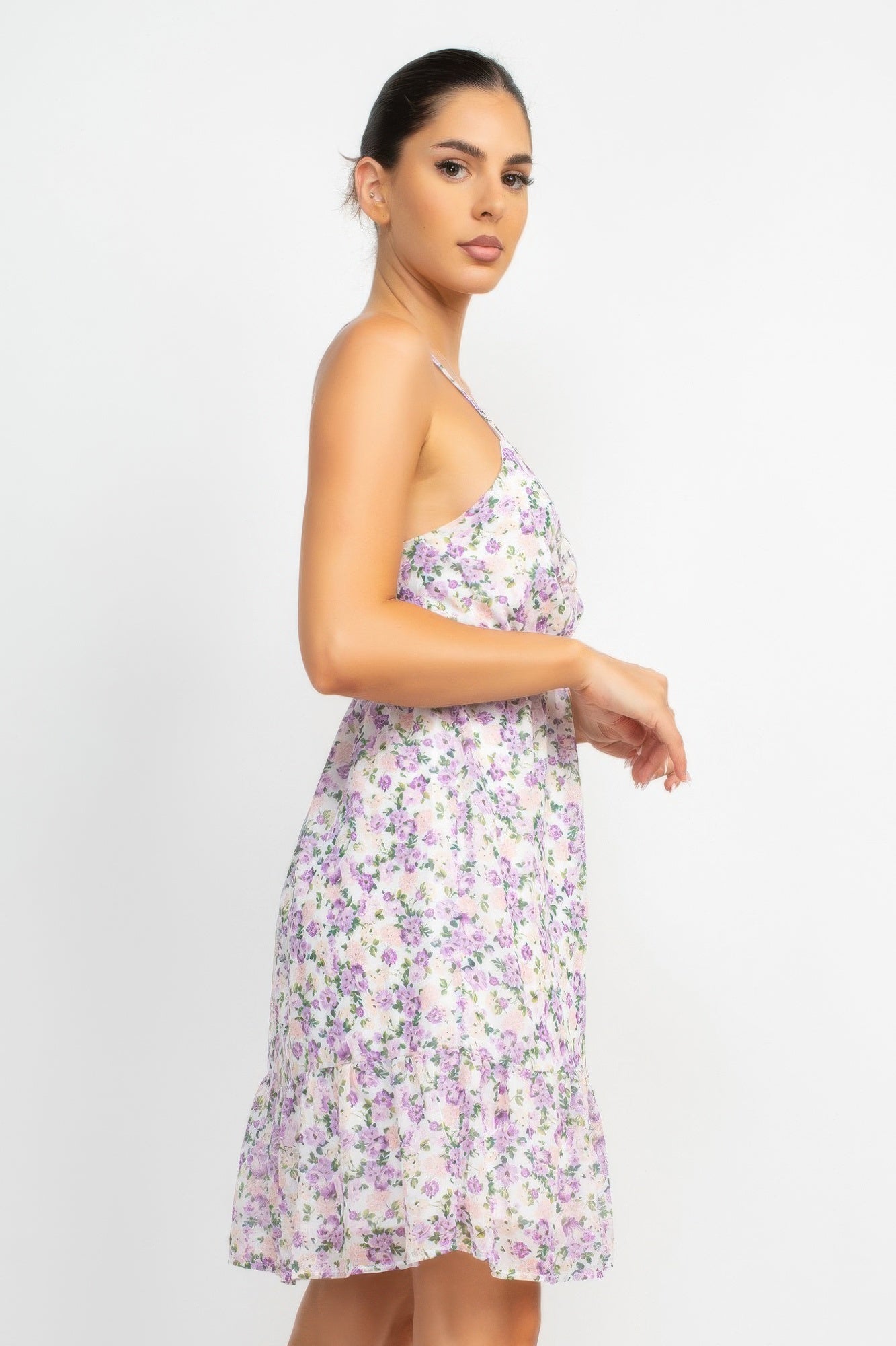 Double Strap Back Mini Dress - Tigbul's Variety Fashion Shop