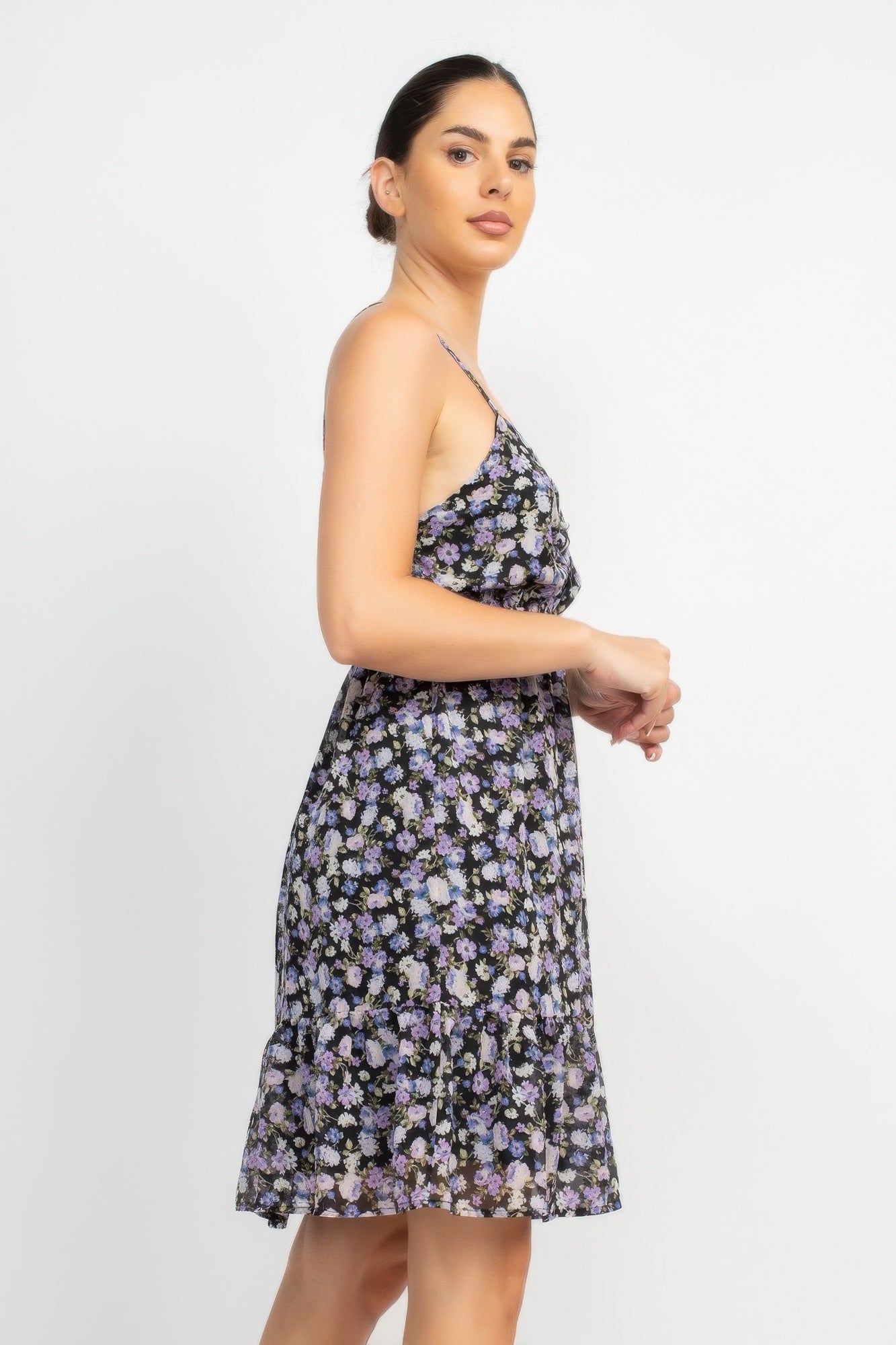 Double Strap Back Mini Dress - Tigbul's Variety Fashion Shop