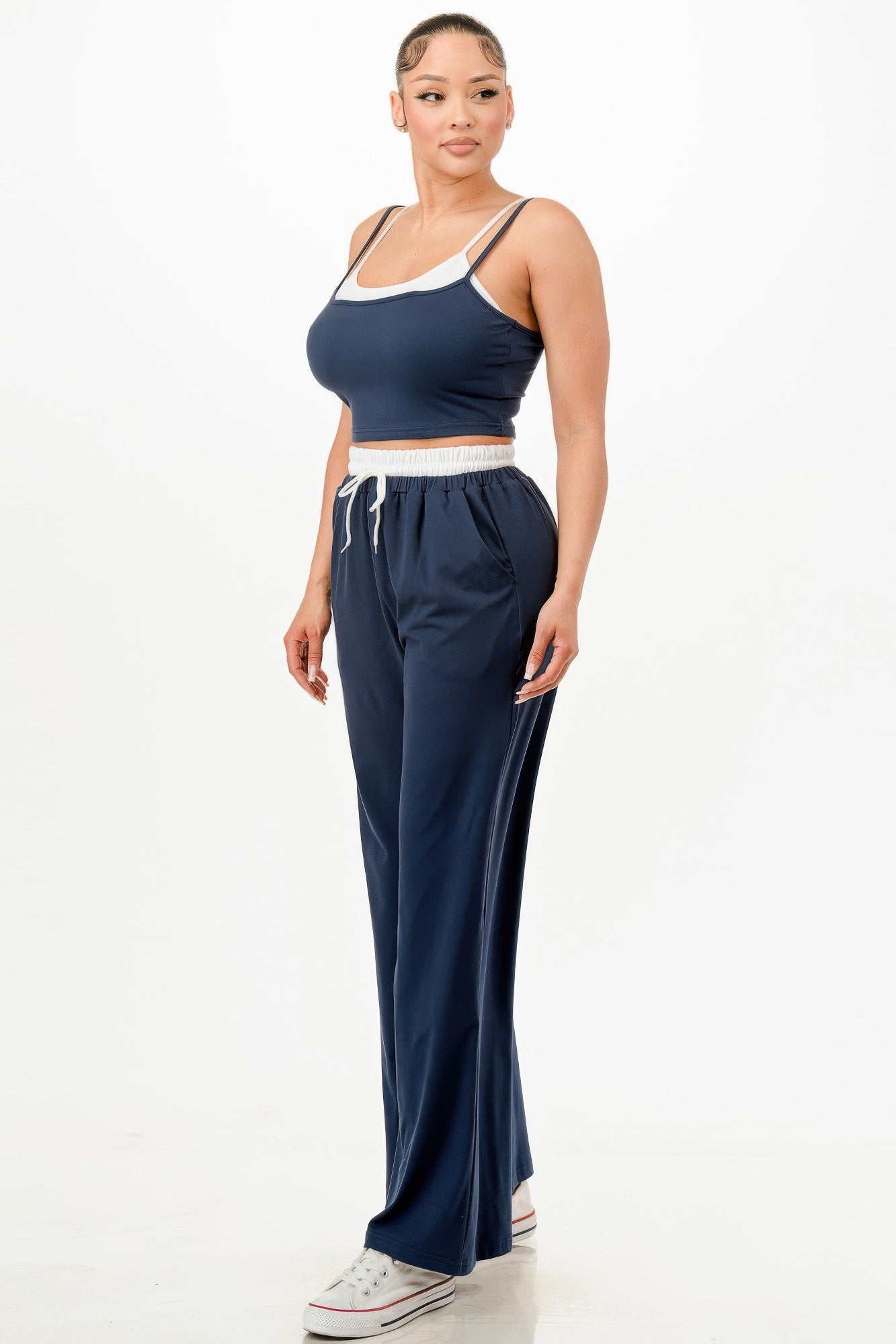 Tank Top And Sweatpant Set - Tigbul's Variety Fashion Shop