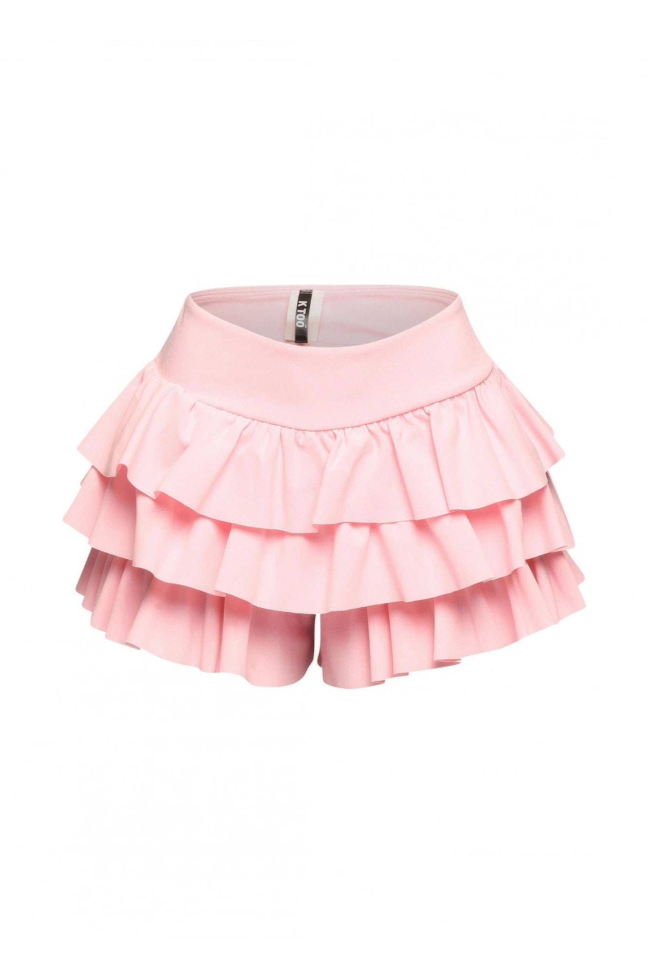 Plus Size Solid Ruffled Shorts - Tigbul's Variety Fashion Shop