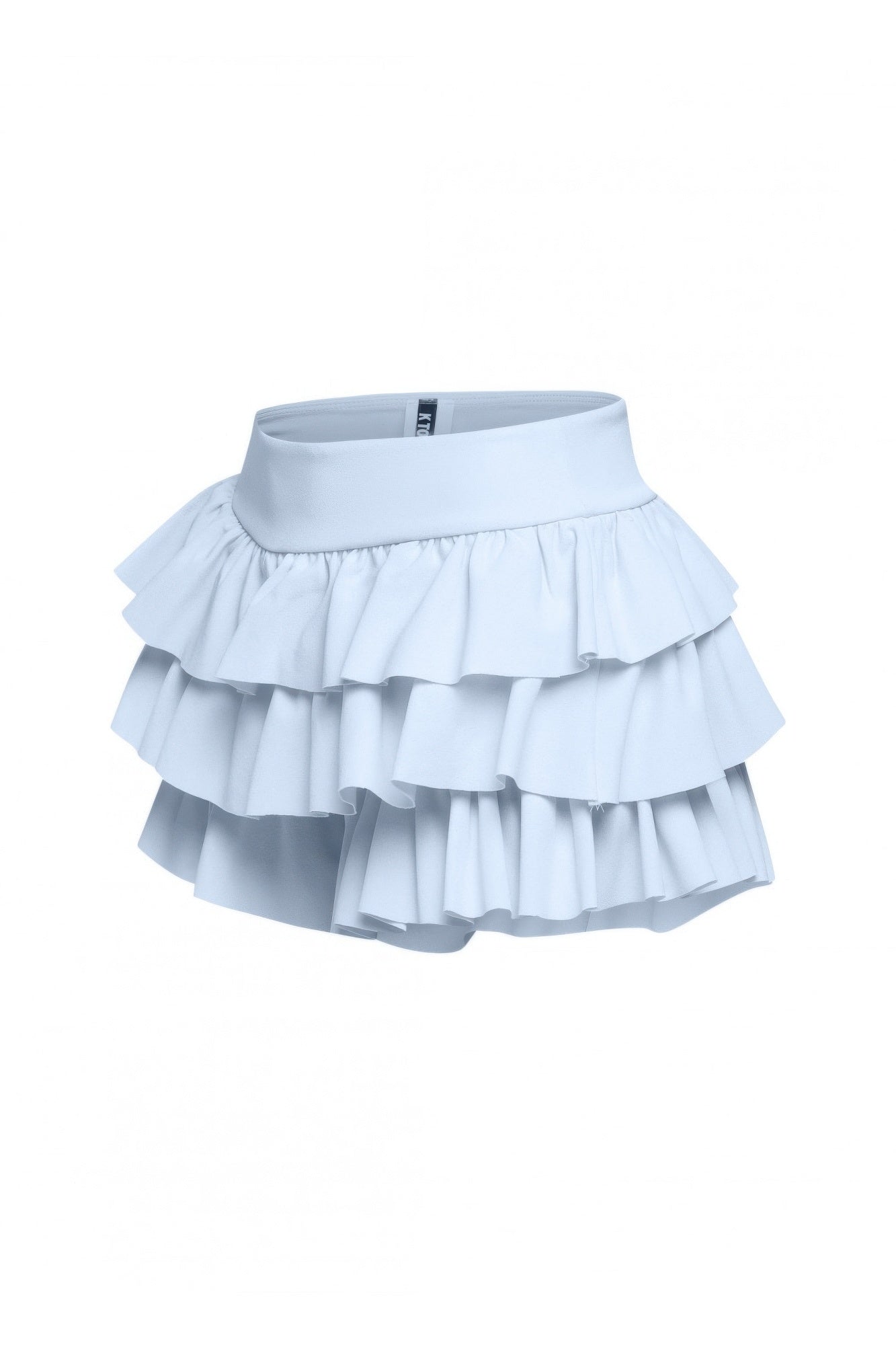 Plus Size Solid Ruffled Shorts - Tigbul's Variety Fashion Shop