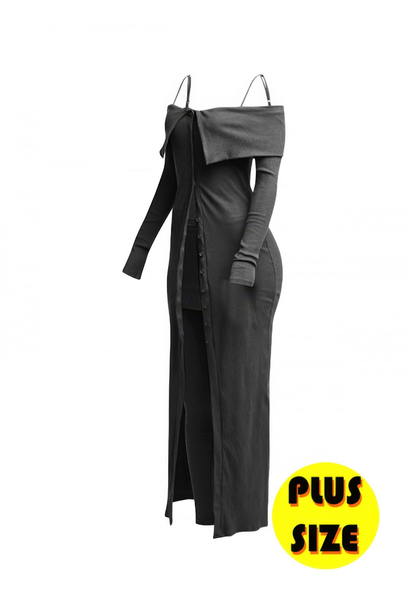 Plus Size Long Length Top & Skirt Leggings Set - Tigbul's Variety Fashion Shop