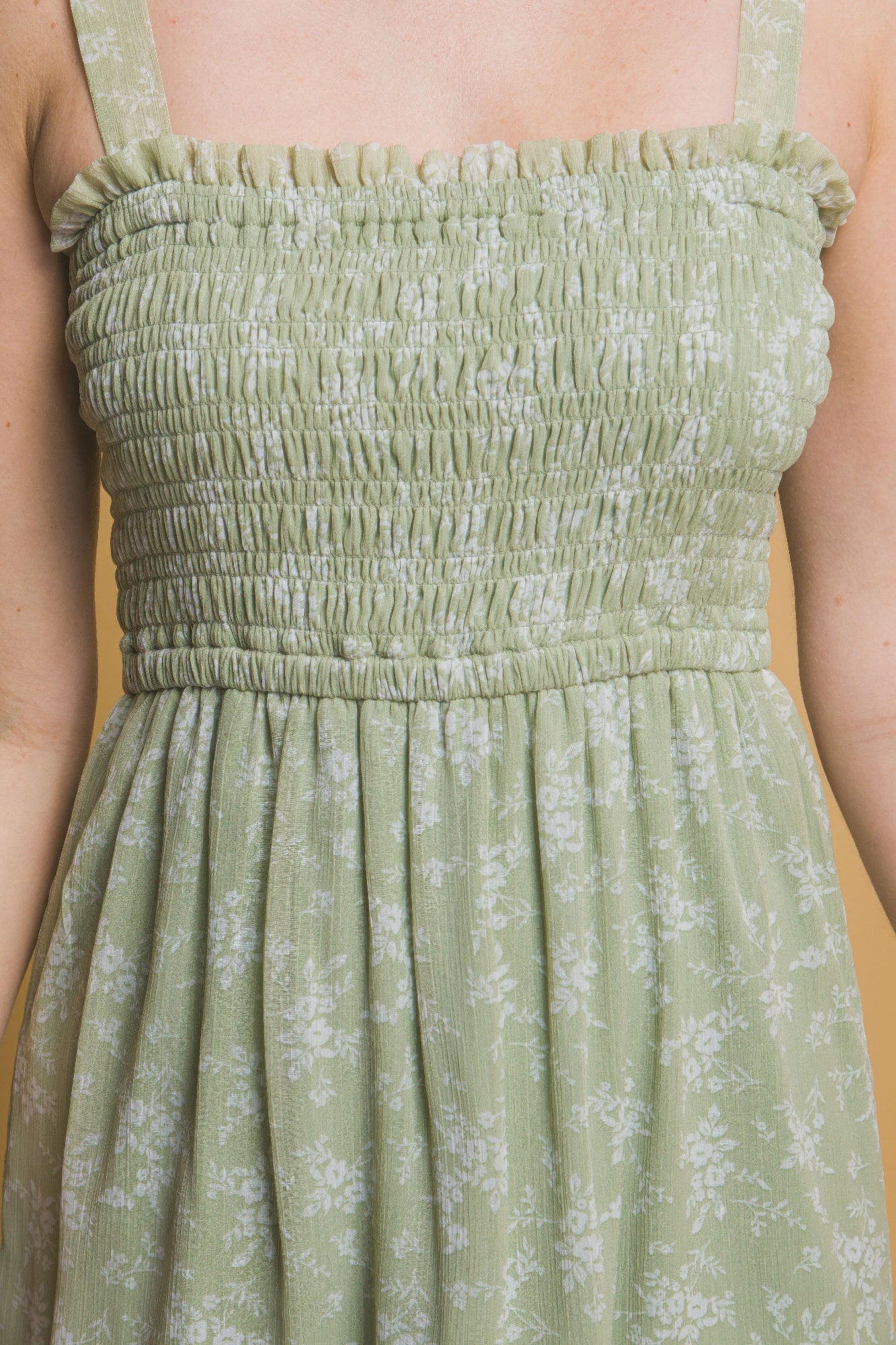 Tiered Midi Floral Dress - Tigbul's Variety Fashion Shop