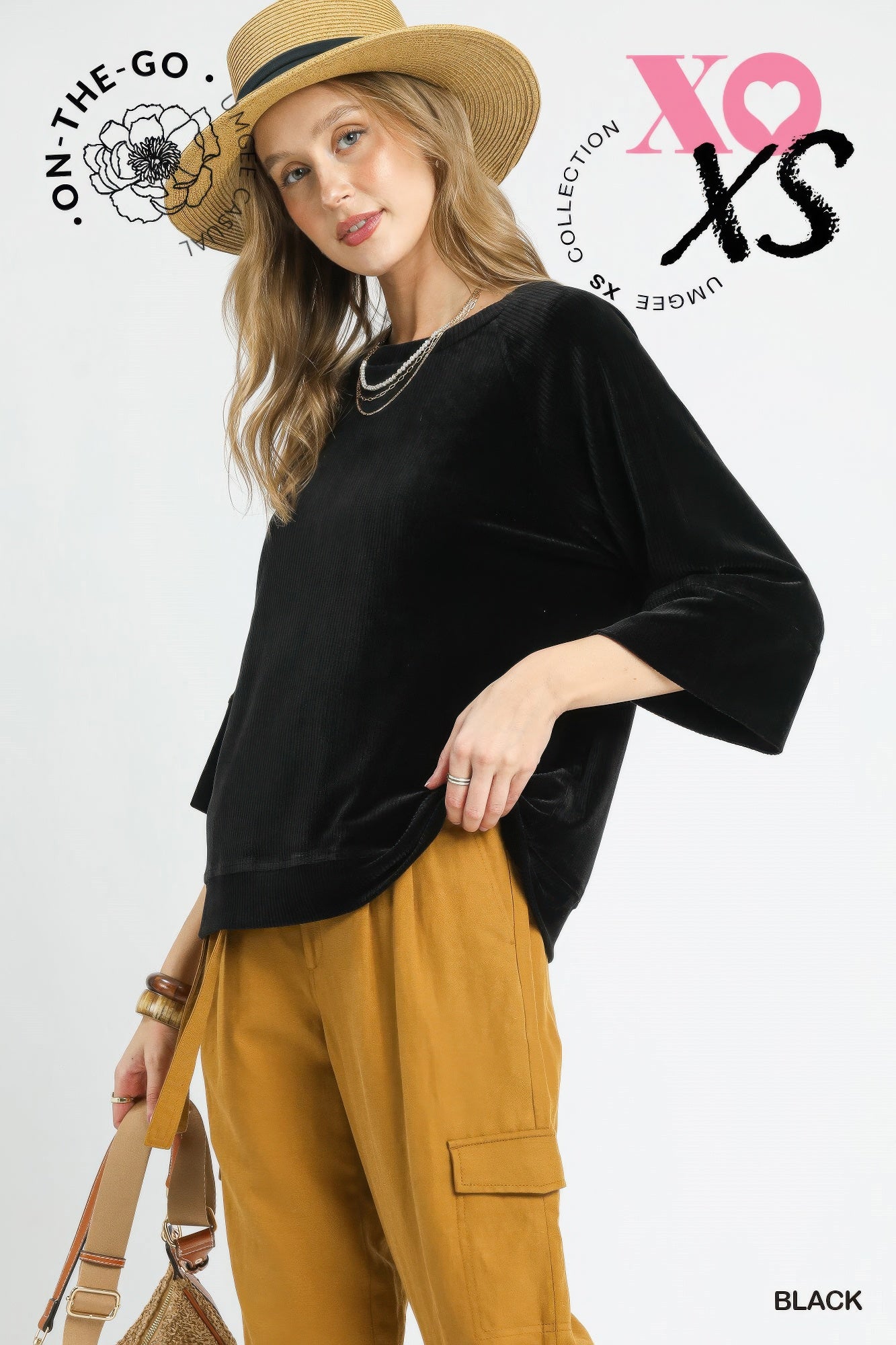 Ribbed Knit Oversized Top - Tigbul's Variety Fashion Shop