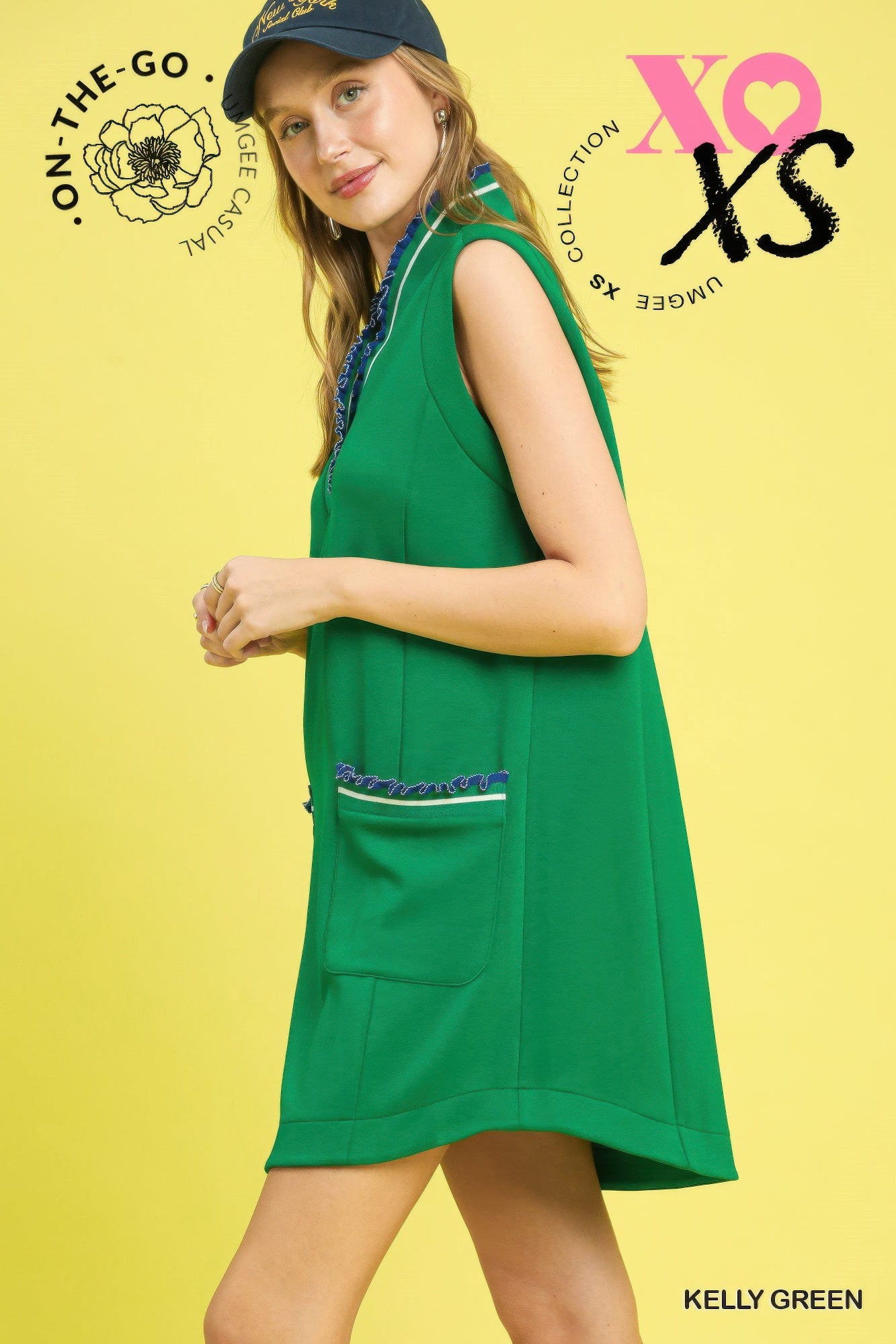 Luxeknit Sleeveless Ruffle Trim Pocket Dress - Tigbul's Variety Fashion Shop
