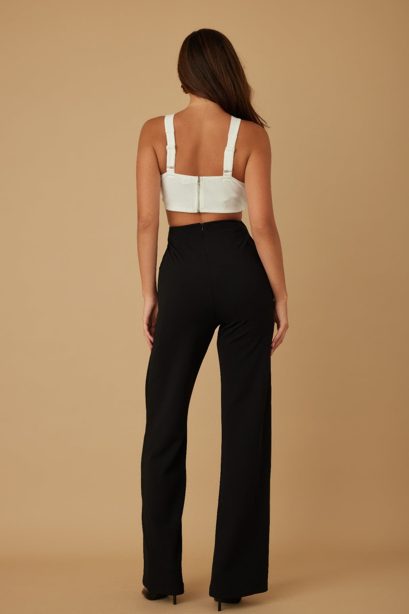 X Ribbon Open Jumpsuit - Tigbul's Variety Fashion Shop