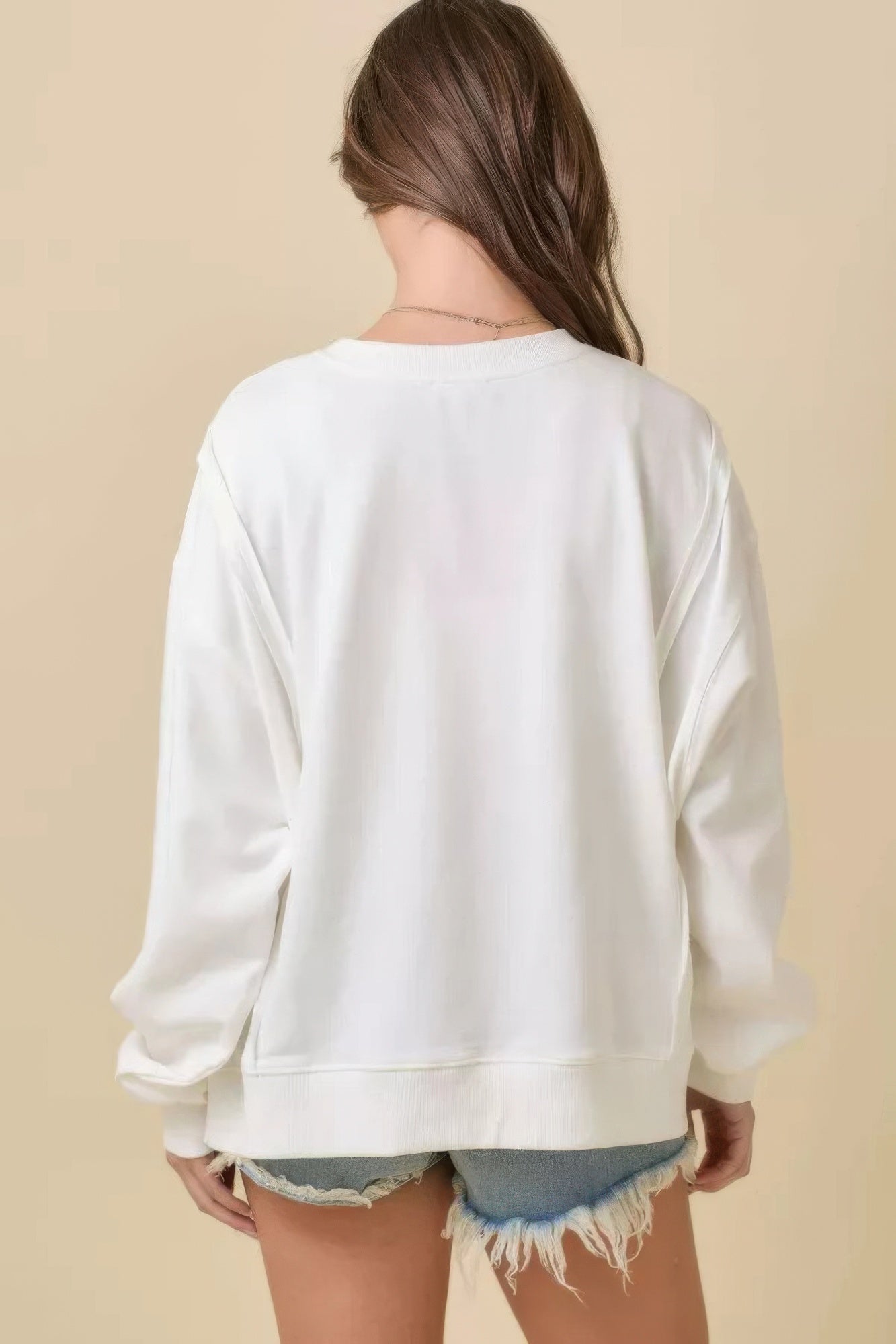 4th Of July Usa Patchwork Crewneck Long Sleeve Top - Tigbul's Variety Fashion Shop