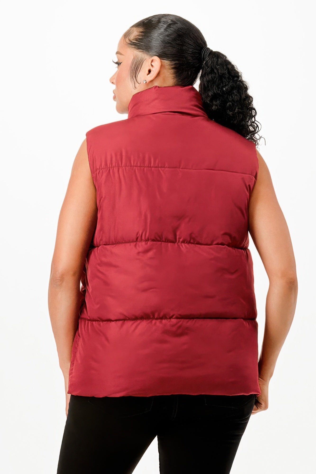 Oversized Puffer Vest - Tigbul's Variety Fashion Shop