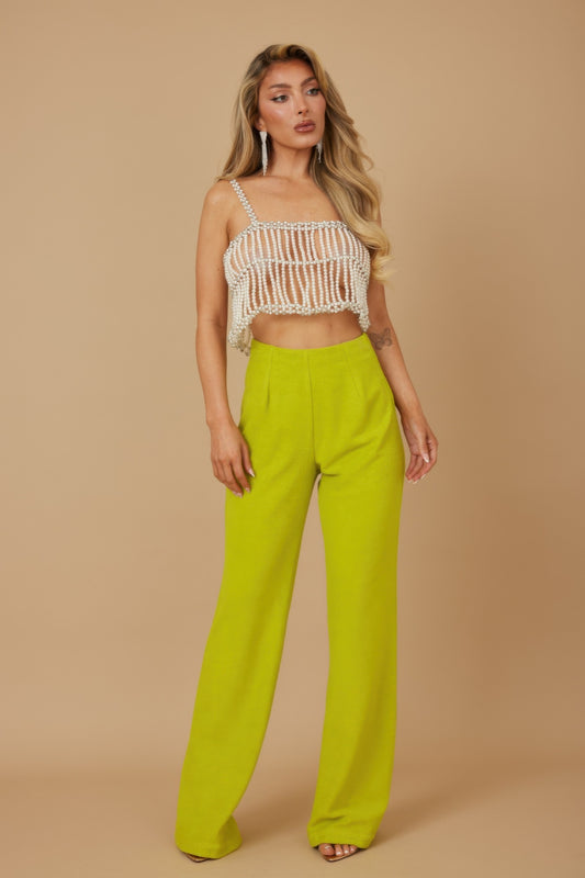 High Waist Fashion Pants - Tigbul's Variety Fashion Shop