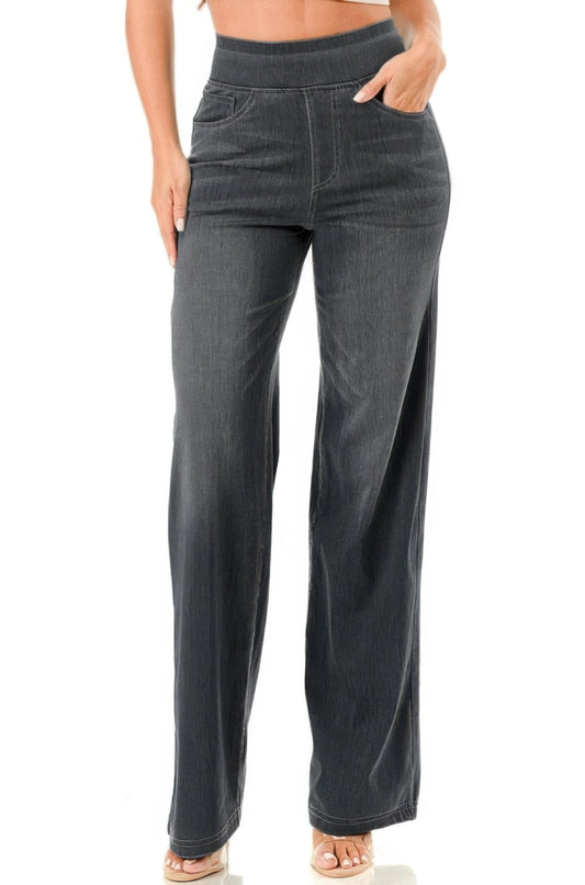 Ultra Soft Flare Baggy Jeans - Tigbul's Variety Fashion Shop