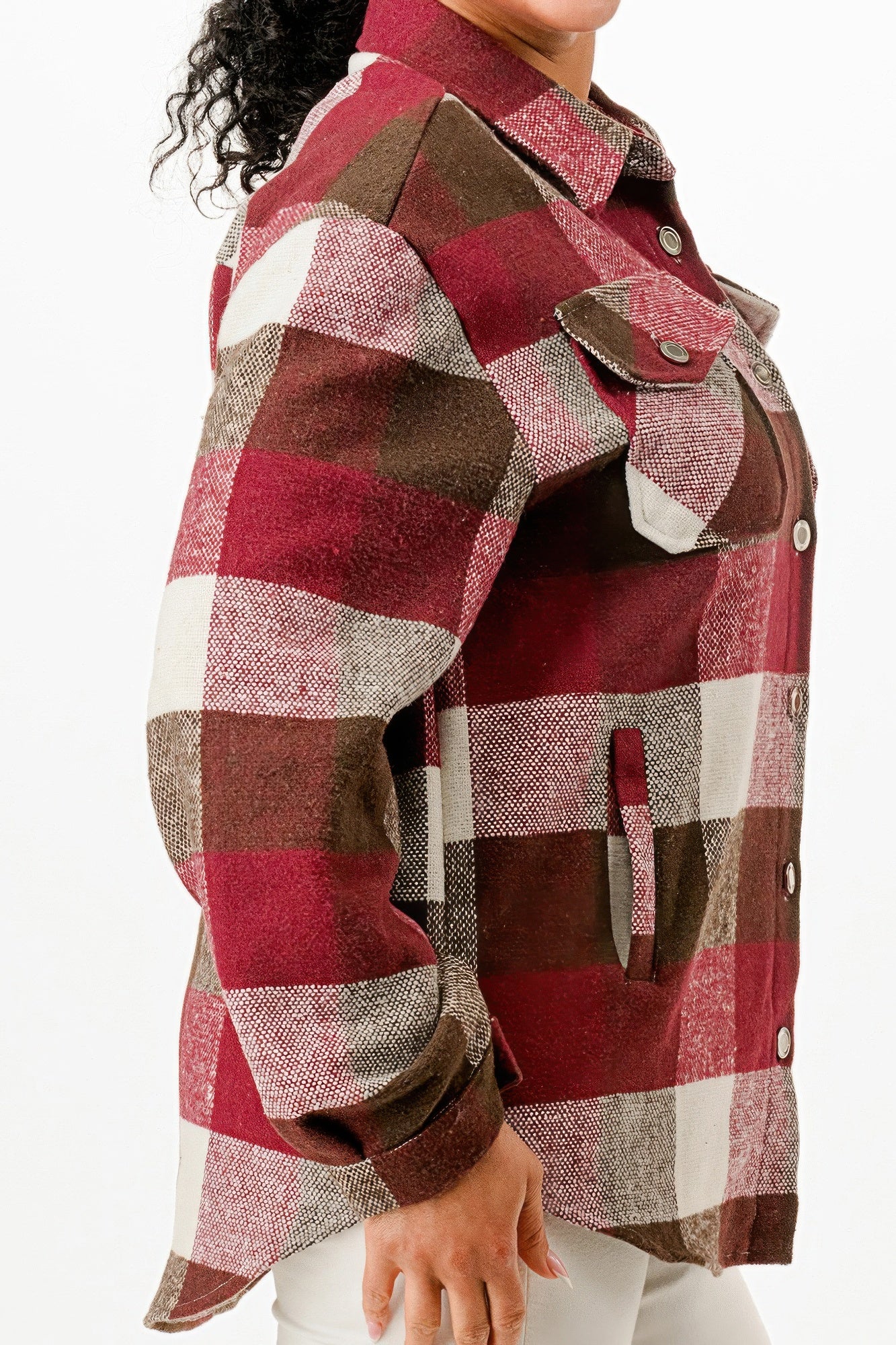 Flannel Jacket - Tigbul's Variety Fashion Shop