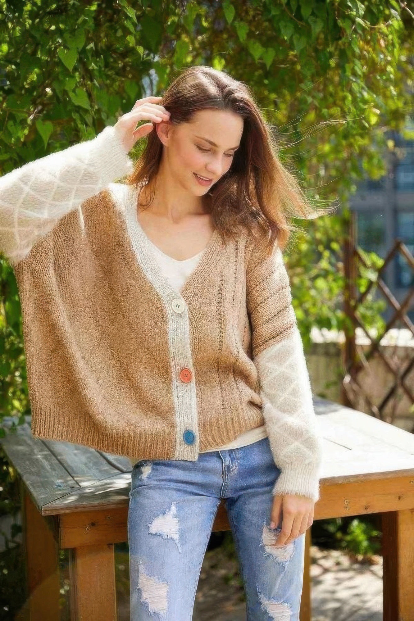 Front Drop Shoulder Cardigan - Tigbul's Variety Fashion Shop