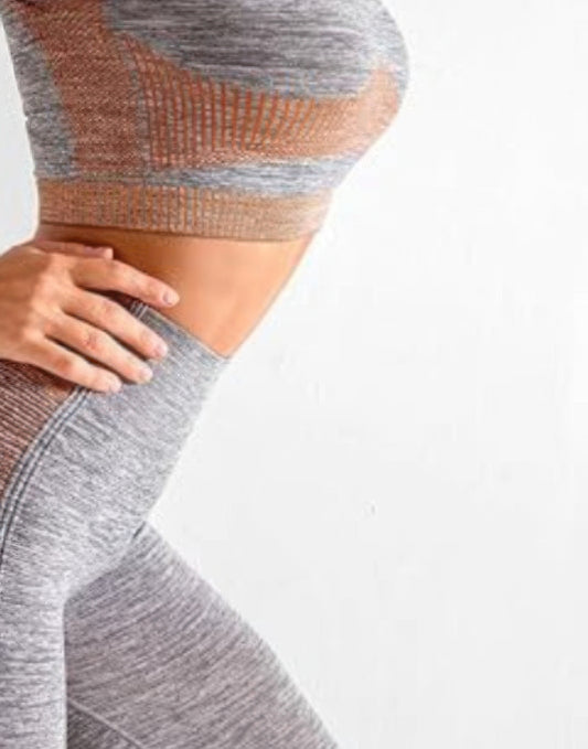 Stripe Seamless Yoga Set - Tigbul's Variety Fashion Shop