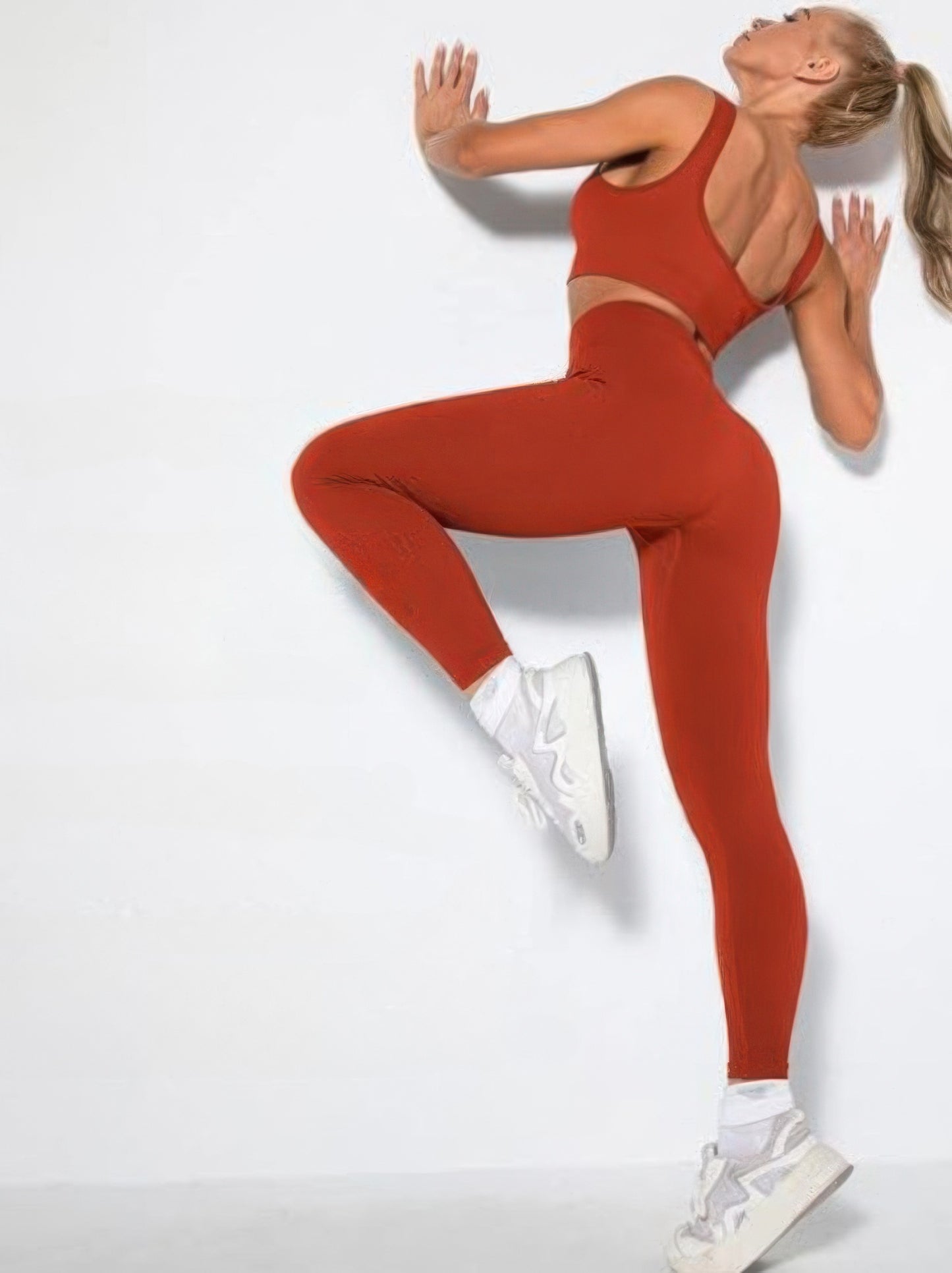 Ribbed Two Piece Activewear Set - Tigbul's Variety Fashion Shop