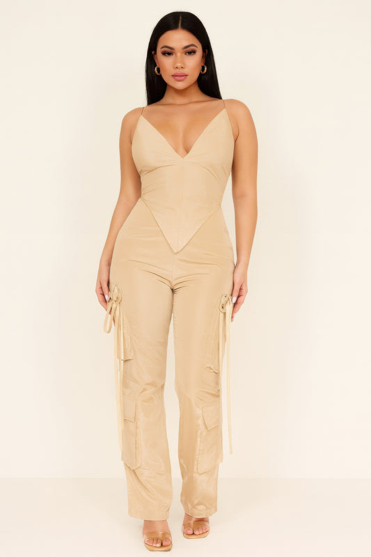 V Cut Cargo Pants - Tigbul's Variety Fashion Shop