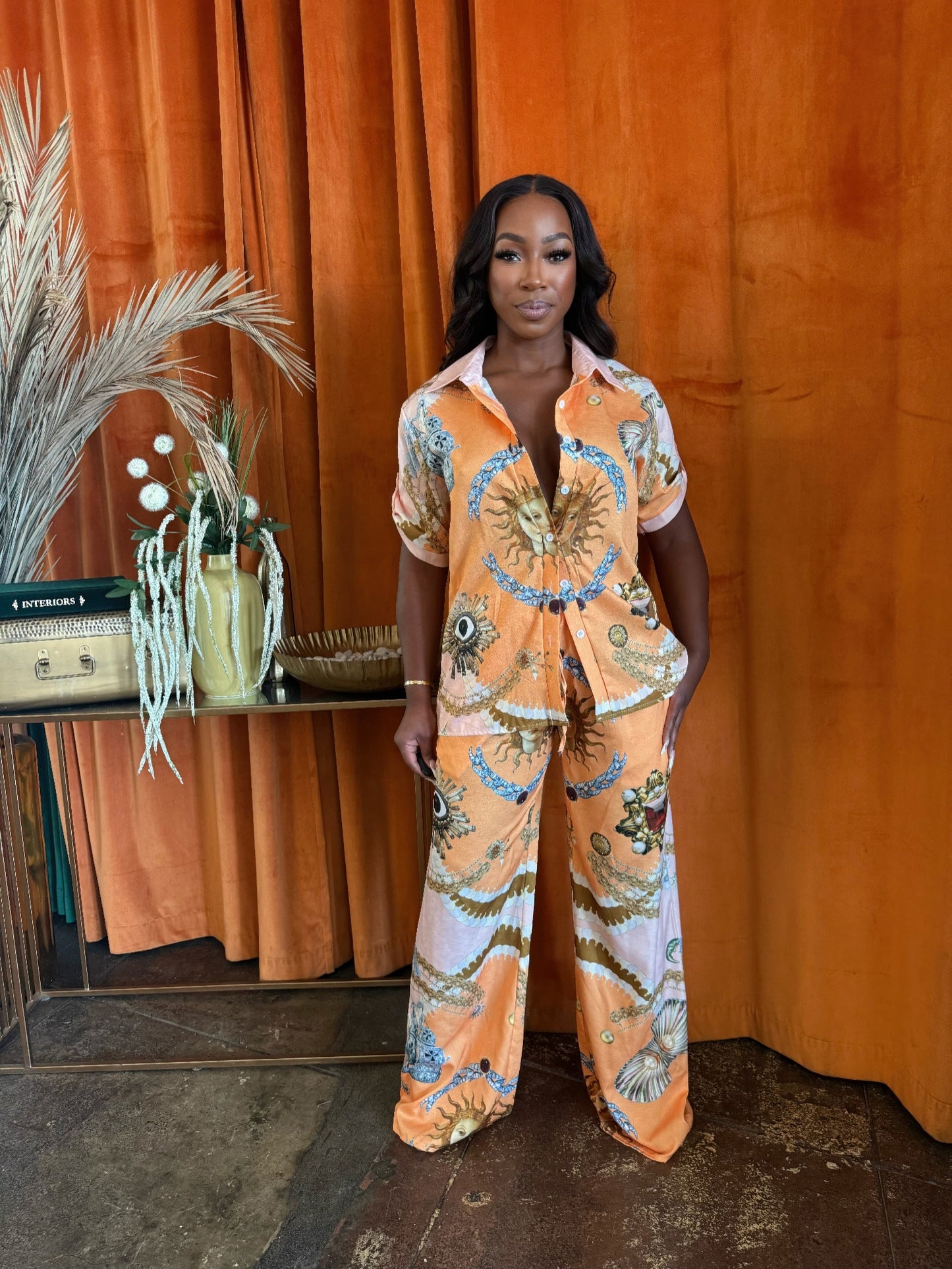 Solar Muse Pants Set - Tigbul's Variety Fashion Shop