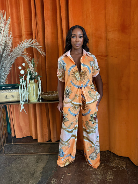 Solar Muse Pants Set - Tigbul's Variety Fashion Shop