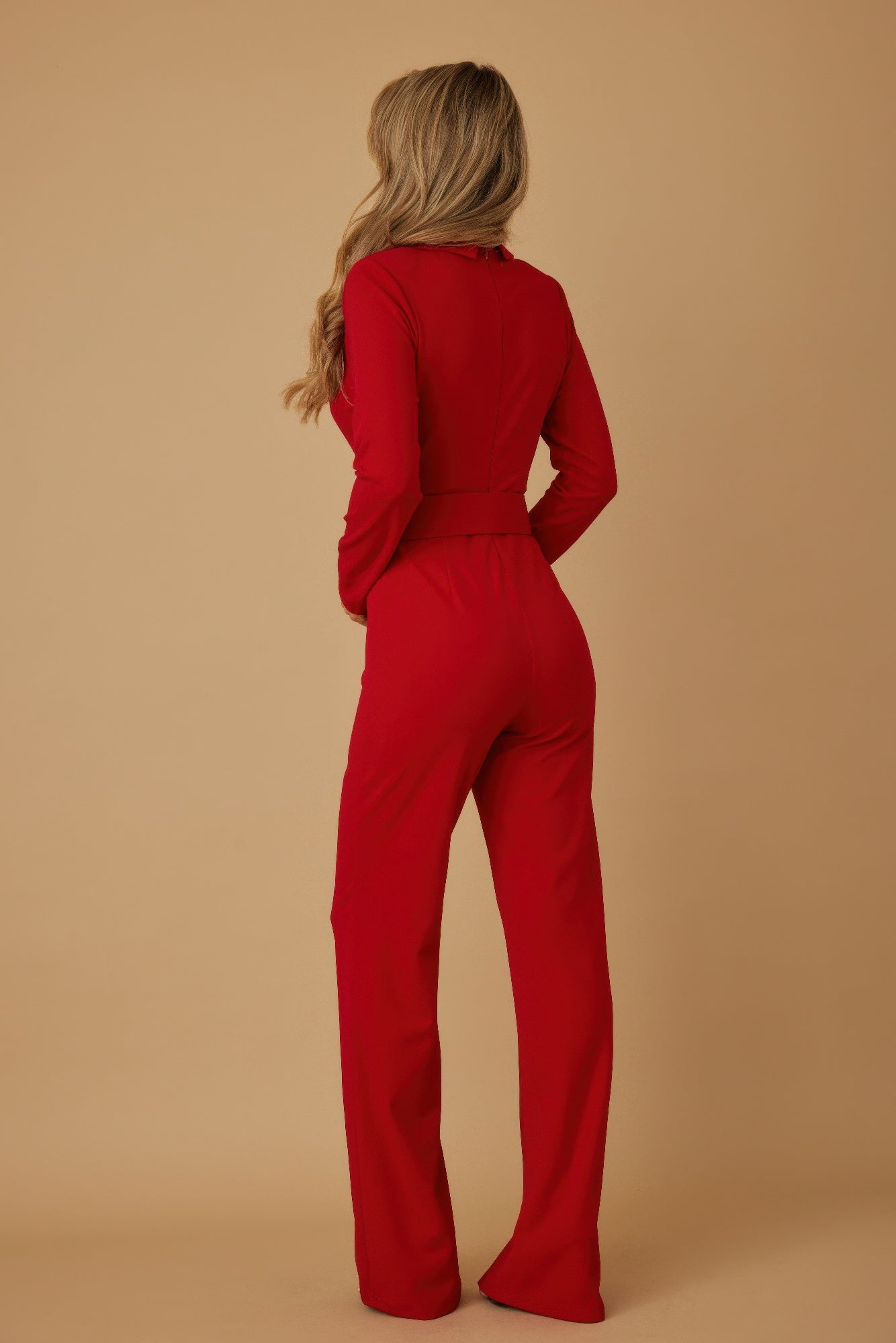 Blazer Suit Long Sleeve Jumpsuit - Tigbul's Variety Fashion Shop
