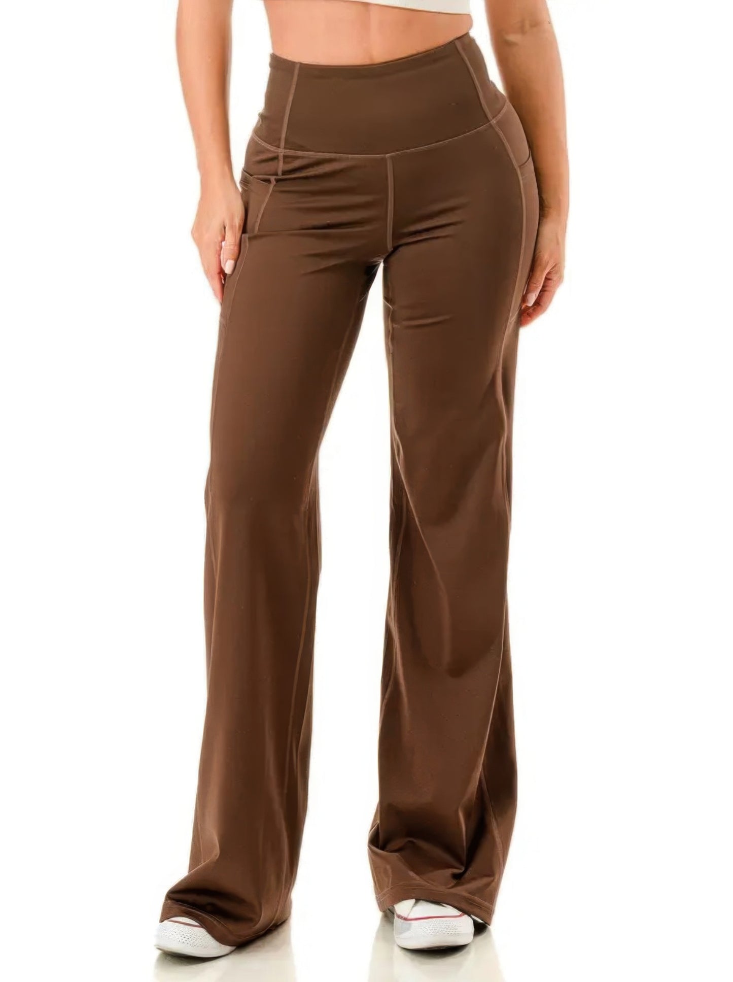 Wide Leg Flare Yoga Pants - Tigbul's Variety Fashion Shop