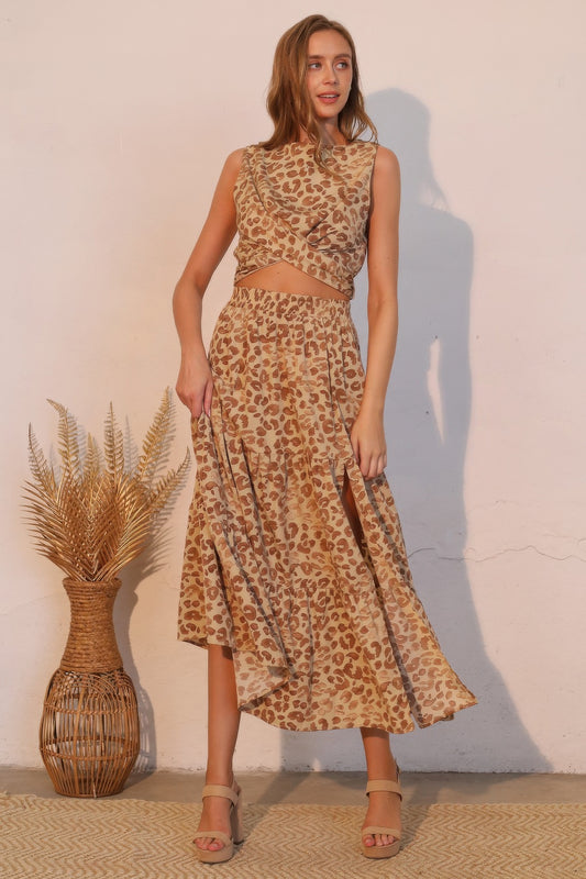 Wild Babe Tiered Maxi Skirt - Tigbul's Variety Fashion Shop