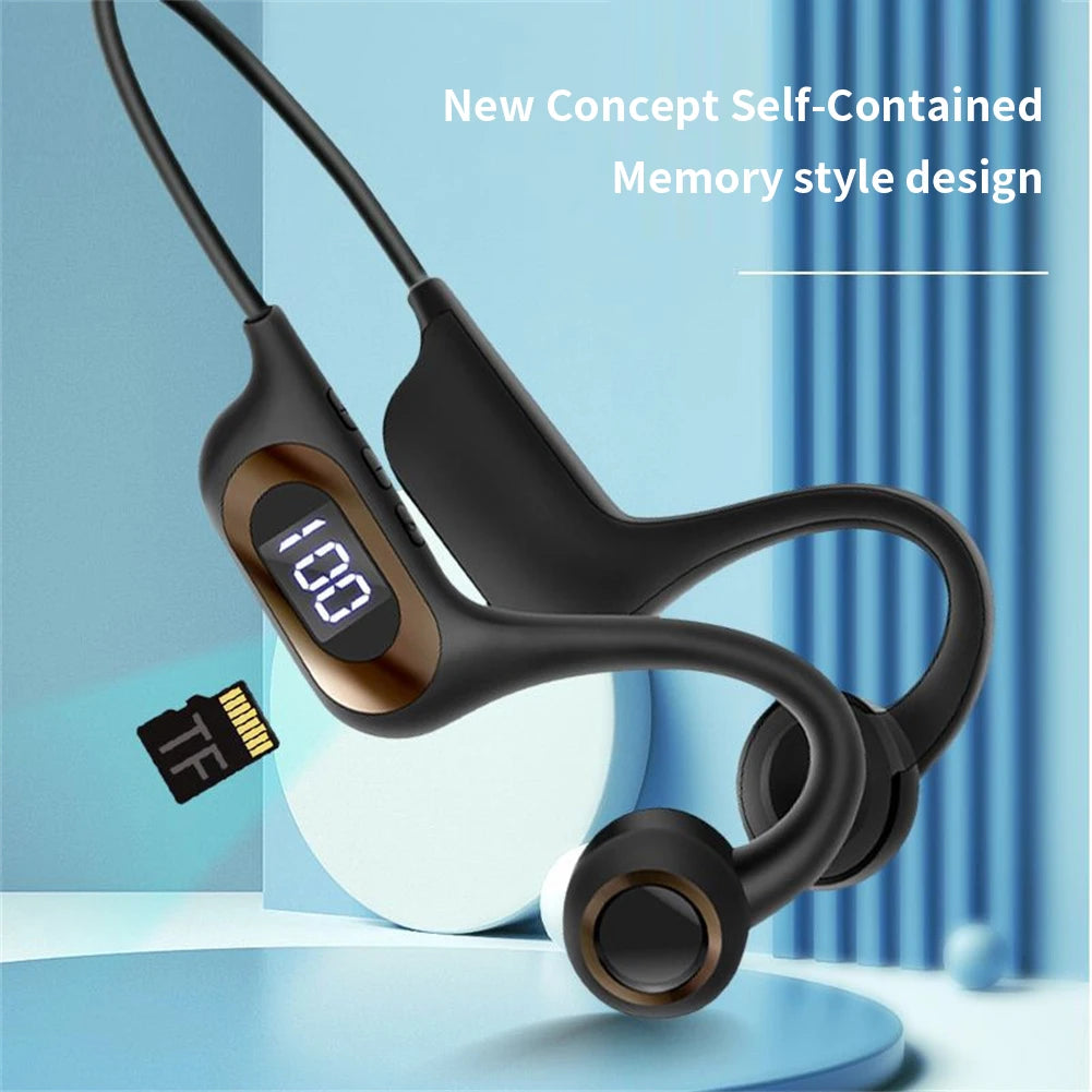 AKZ-G3 Bone Conduction Second Generation Air Conduction Earphones Wireless Bluetooth Earphones Sports Running - Tigbul's Variety Fashion Shop
