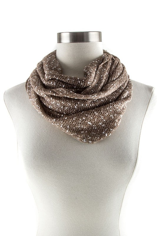 TWO TONED INFINITY SCARF - Tigbul's Variety Fashion Shop