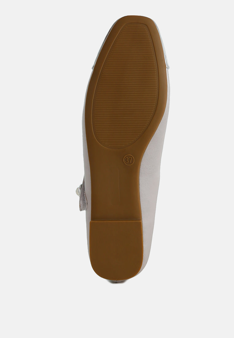 Albi Patent Toe Cap Satin Mary Jane - Tigbul's Variety Fashion Shop