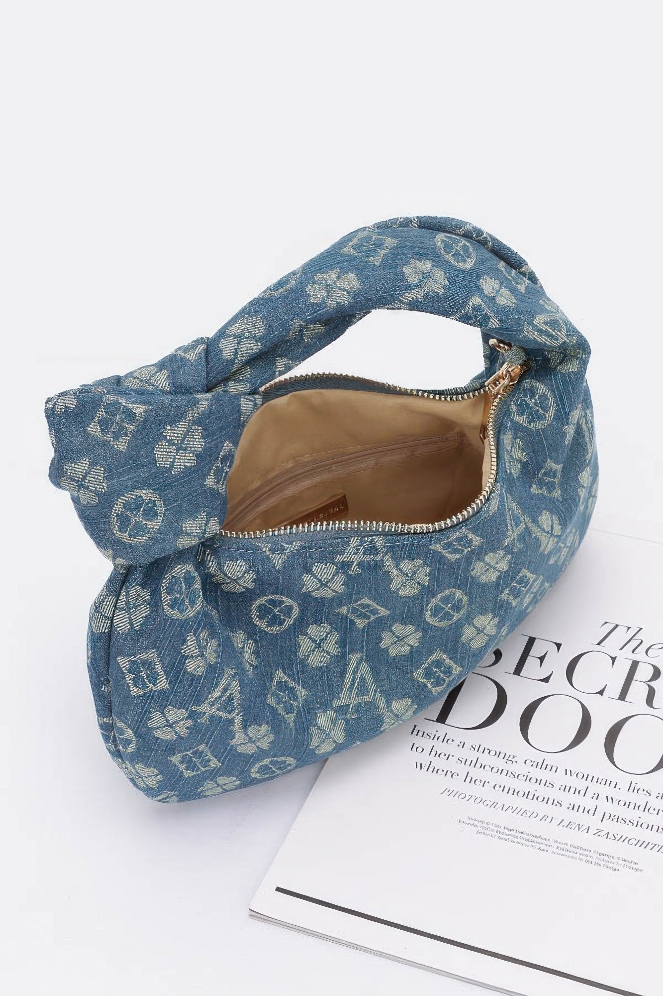 Denim Hobo Bag - Tigbul's Variety Fashion Shop