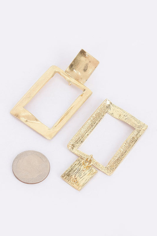 Gold Plated Metal Earring - Tigbul's Variety Fashion Shop