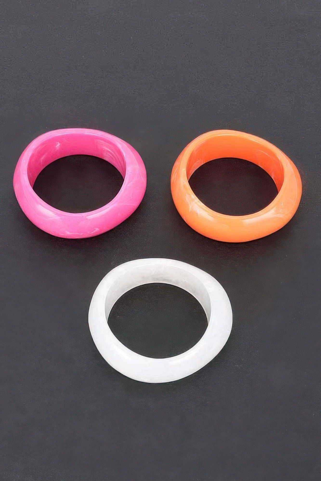 Multi Resin Bangle Bracelet - Tigbul's Variety Fashion Shop