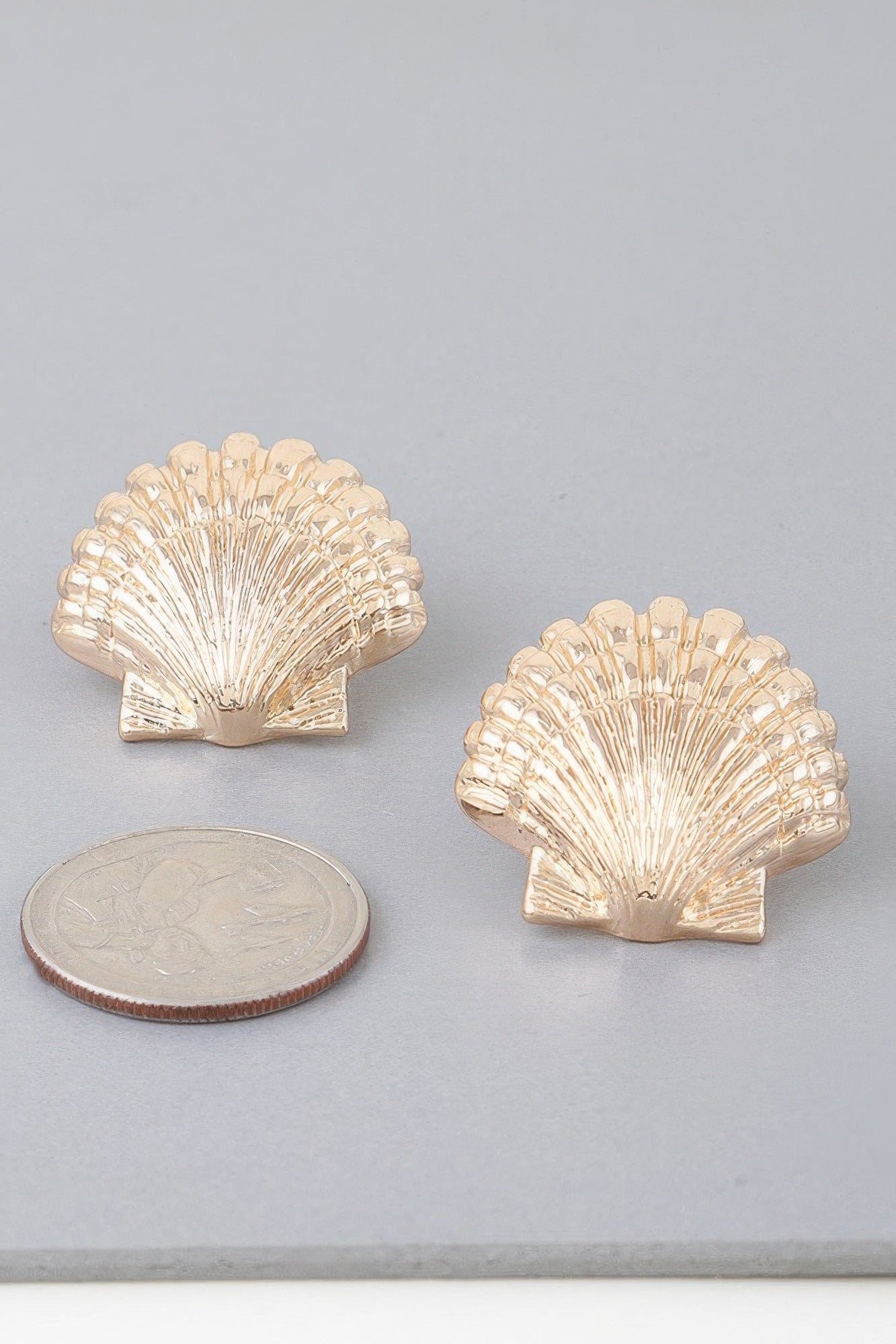 Majestic Clamshell Earrings - Tigbul's Variety Fashion Shop