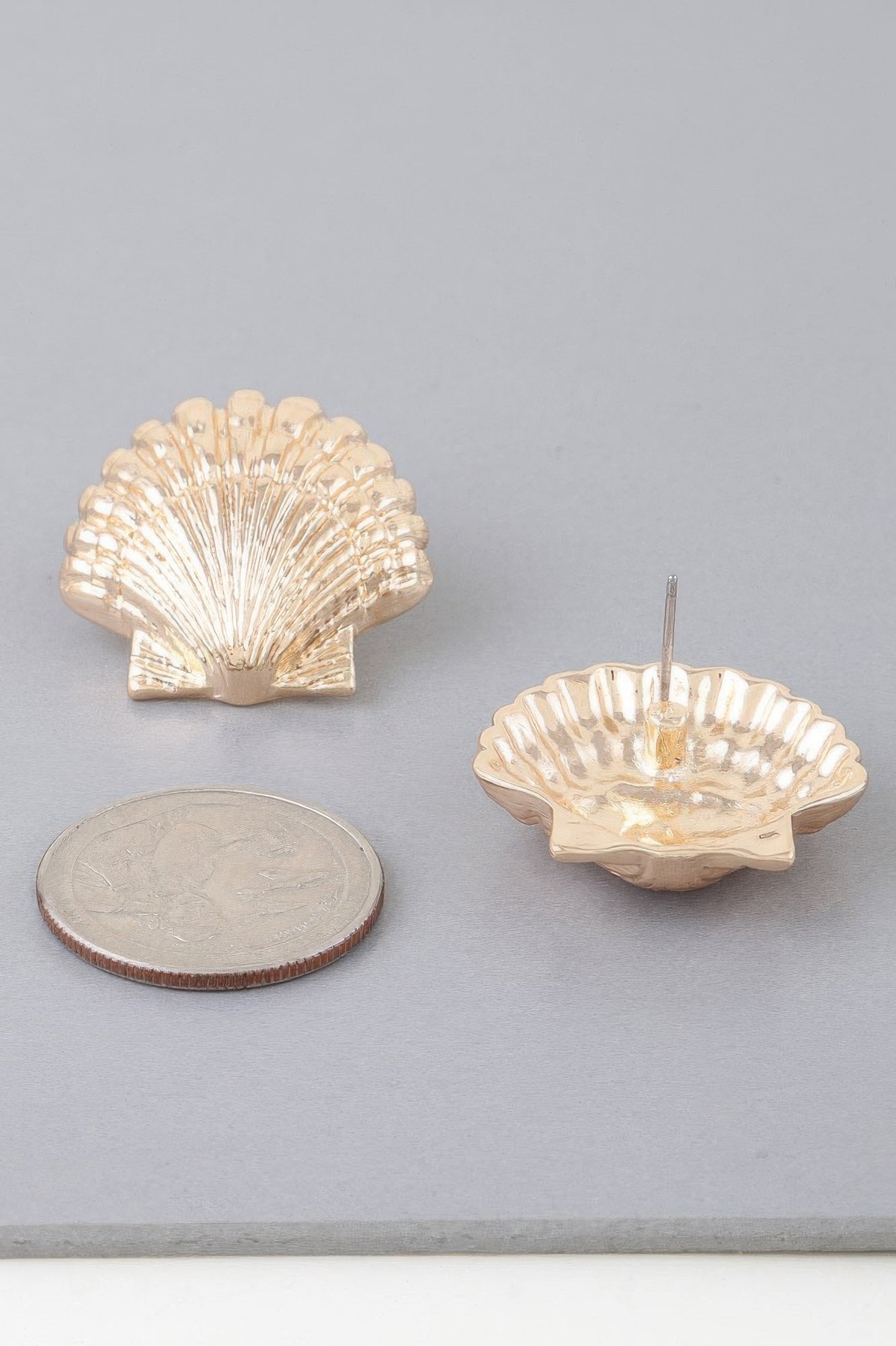 Majestic Clamshell Earrings - Tigbul's Variety Fashion Shop