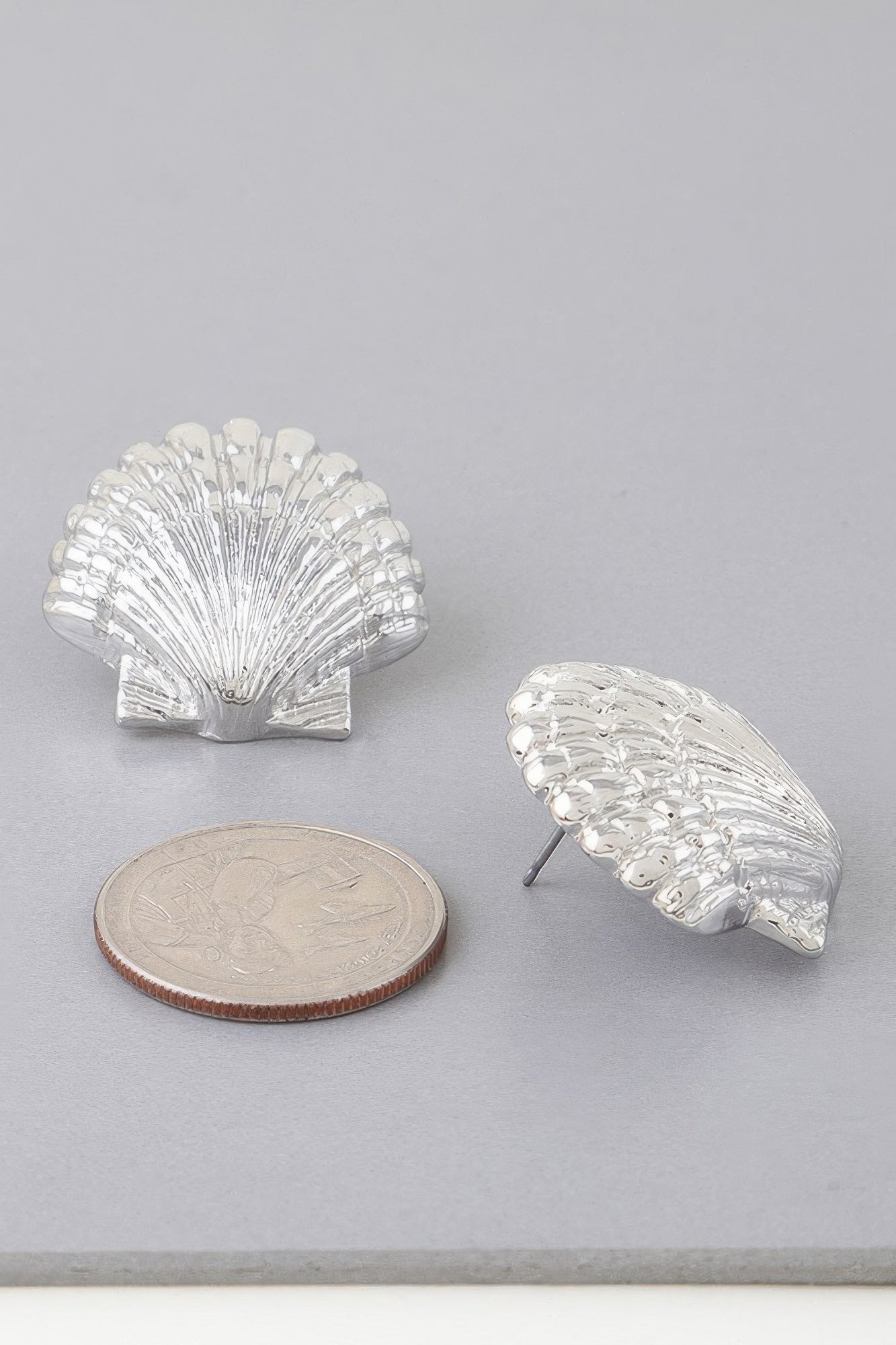 Majestic Clamshell Earrings - Tigbul's Variety Fashion Shop