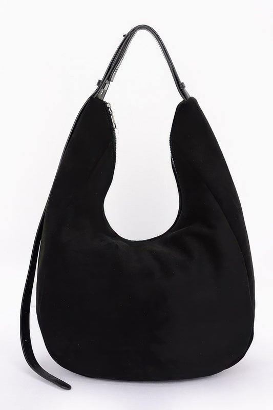 Faux Suede Bindle Bag - Tigbul's Variety Fashion Shop