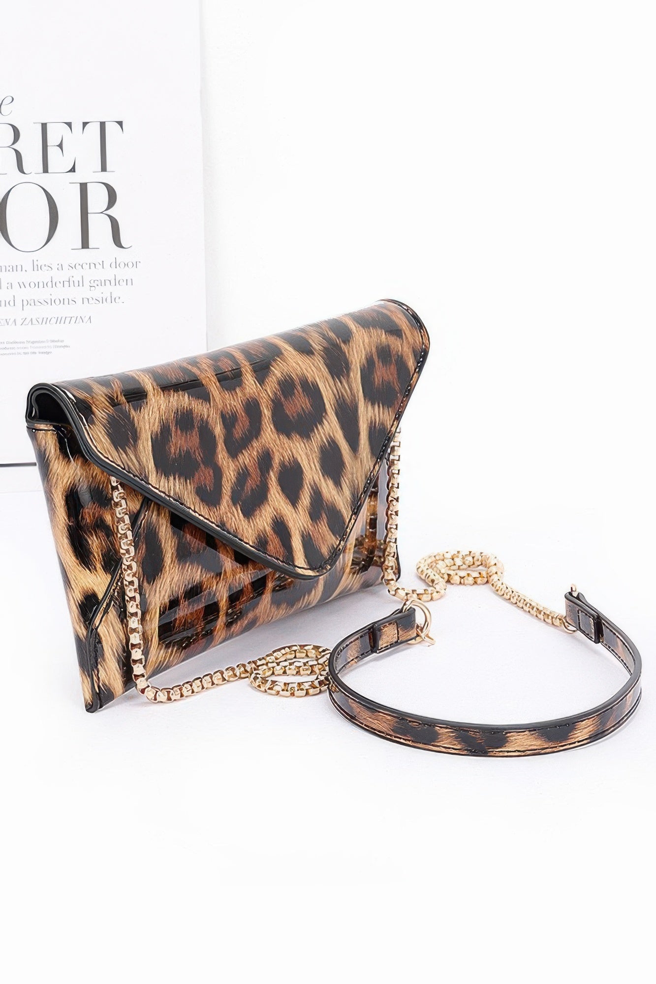 Enamel Envelope Clutch - Tigbul's Variety Fashion Shop